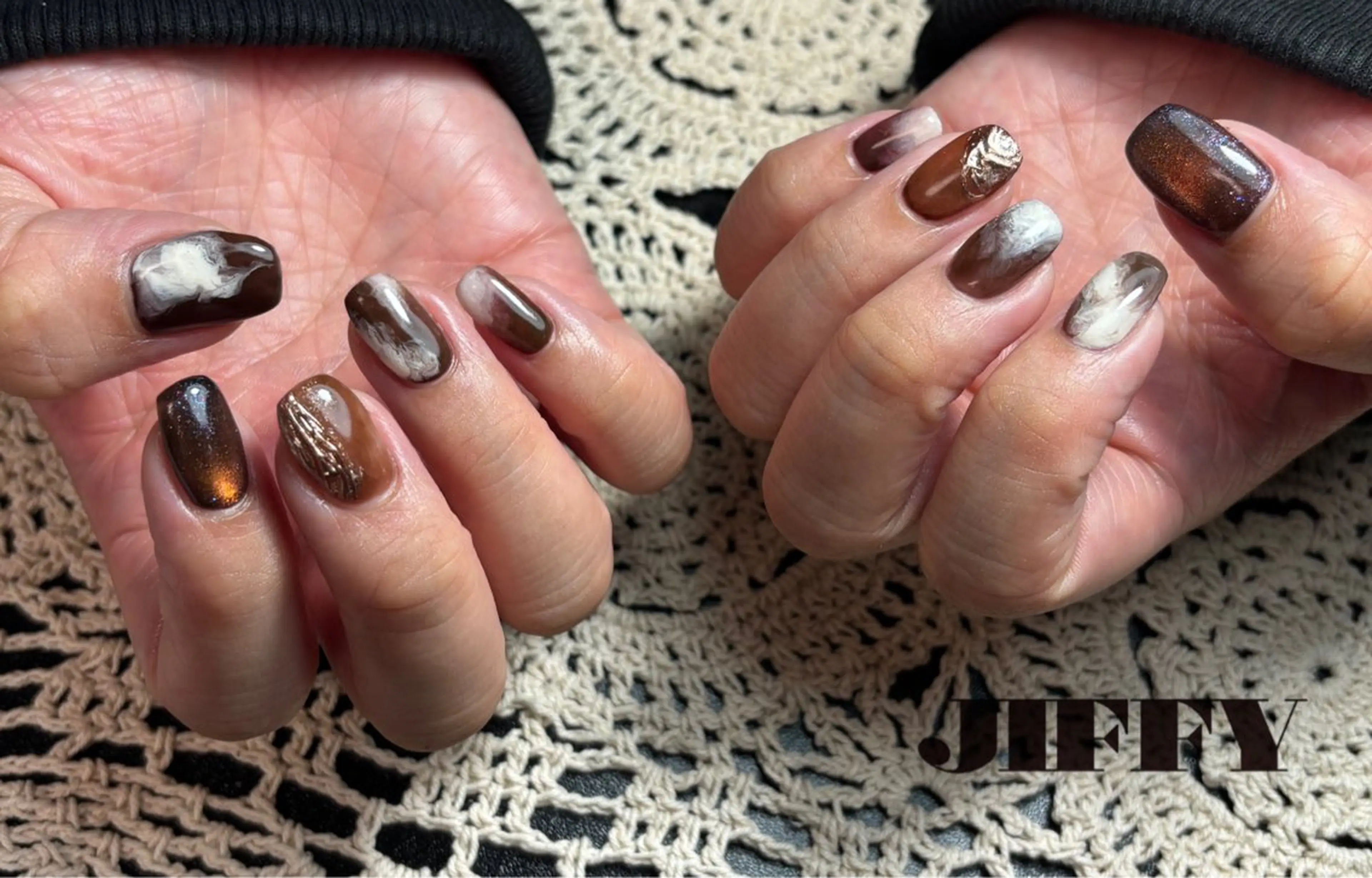 ミディアム ハンドネイル JIFFY所属・JIFFY nailstudioのネイルデザイン