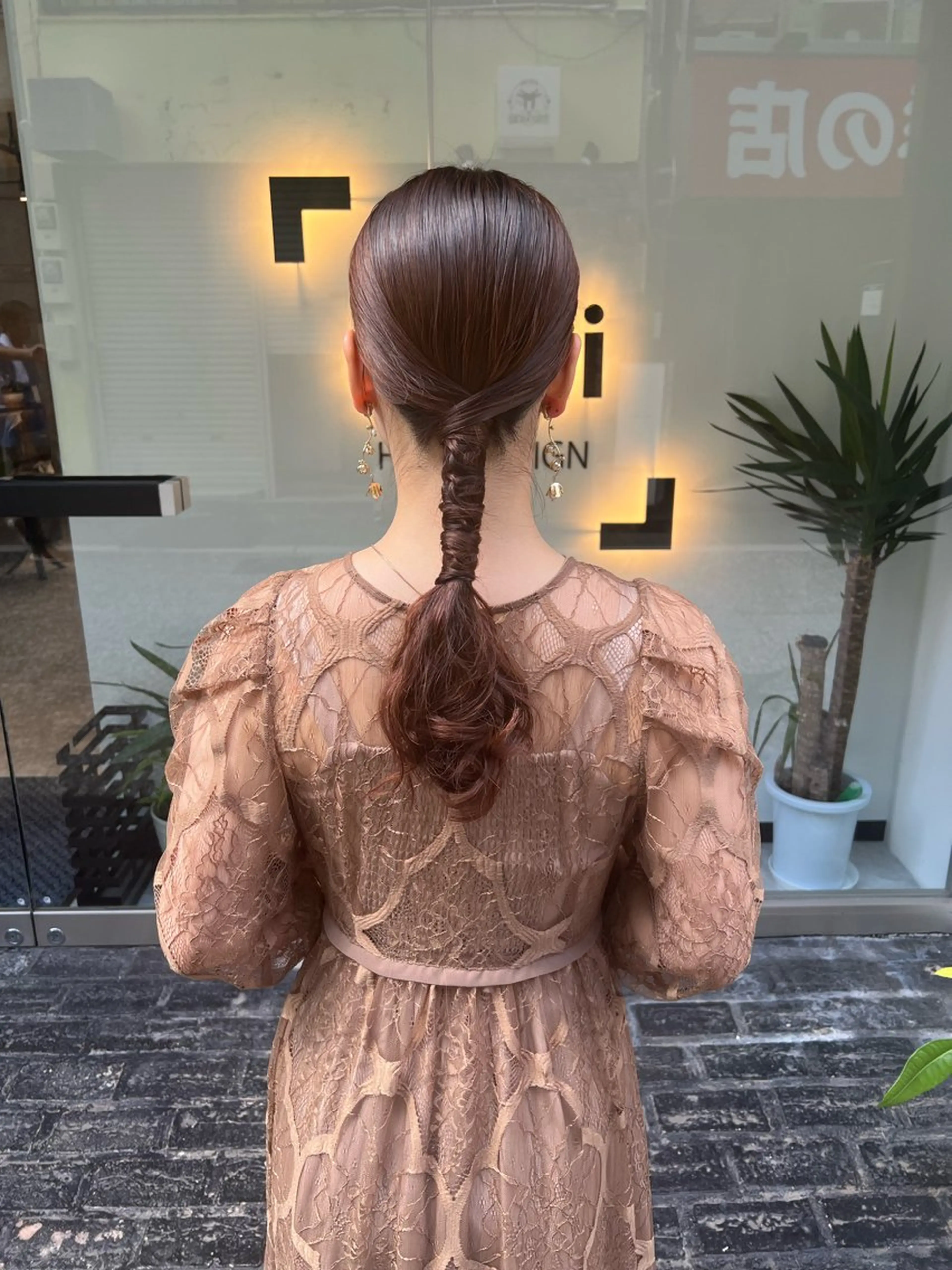 ミディアム カラー ヘアアレンジ 「sumi」 AMIのヘアスタイル