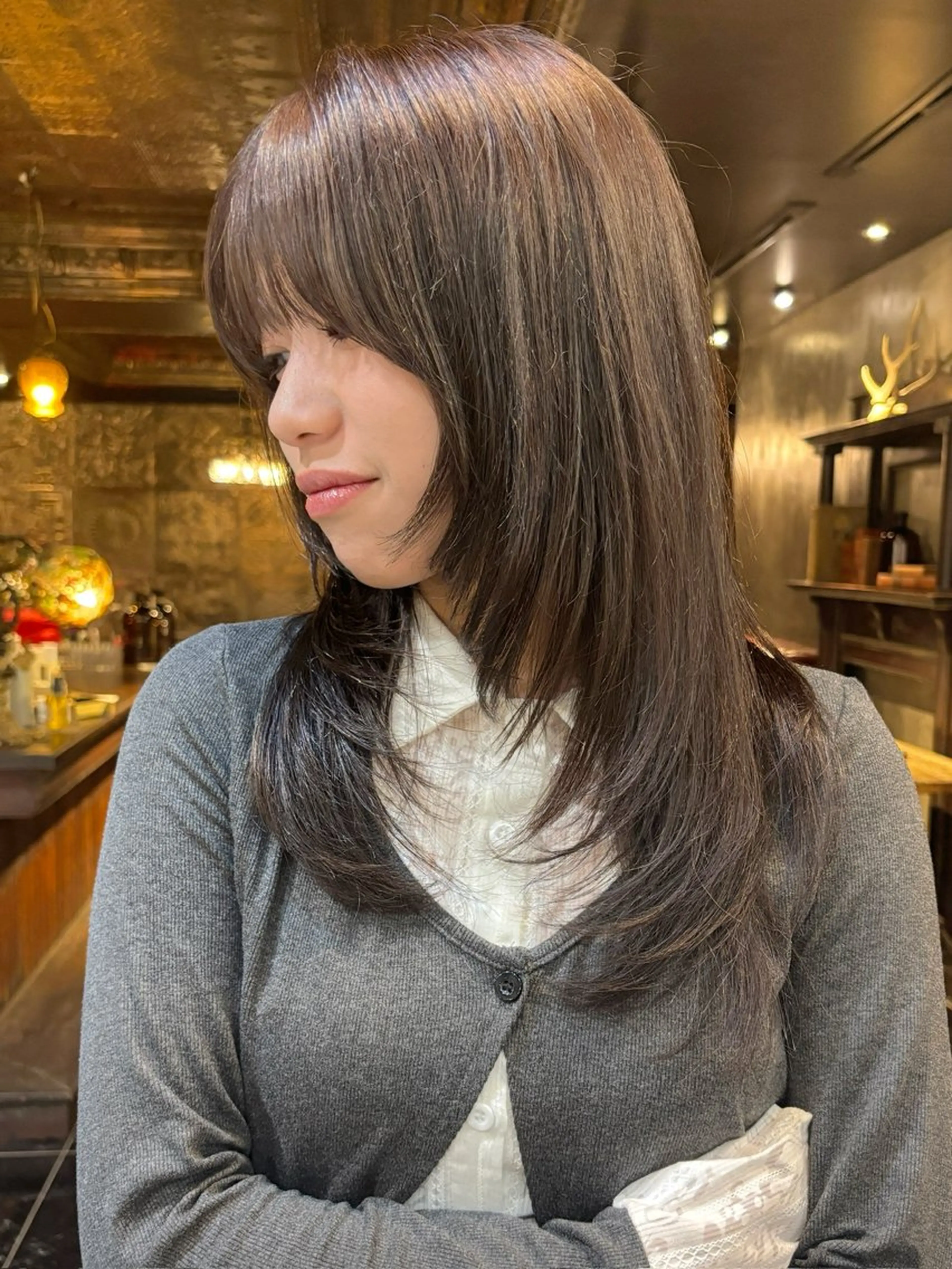 セミロング カラー デザインレイヤー/ KOSUKEのヘアスタイル