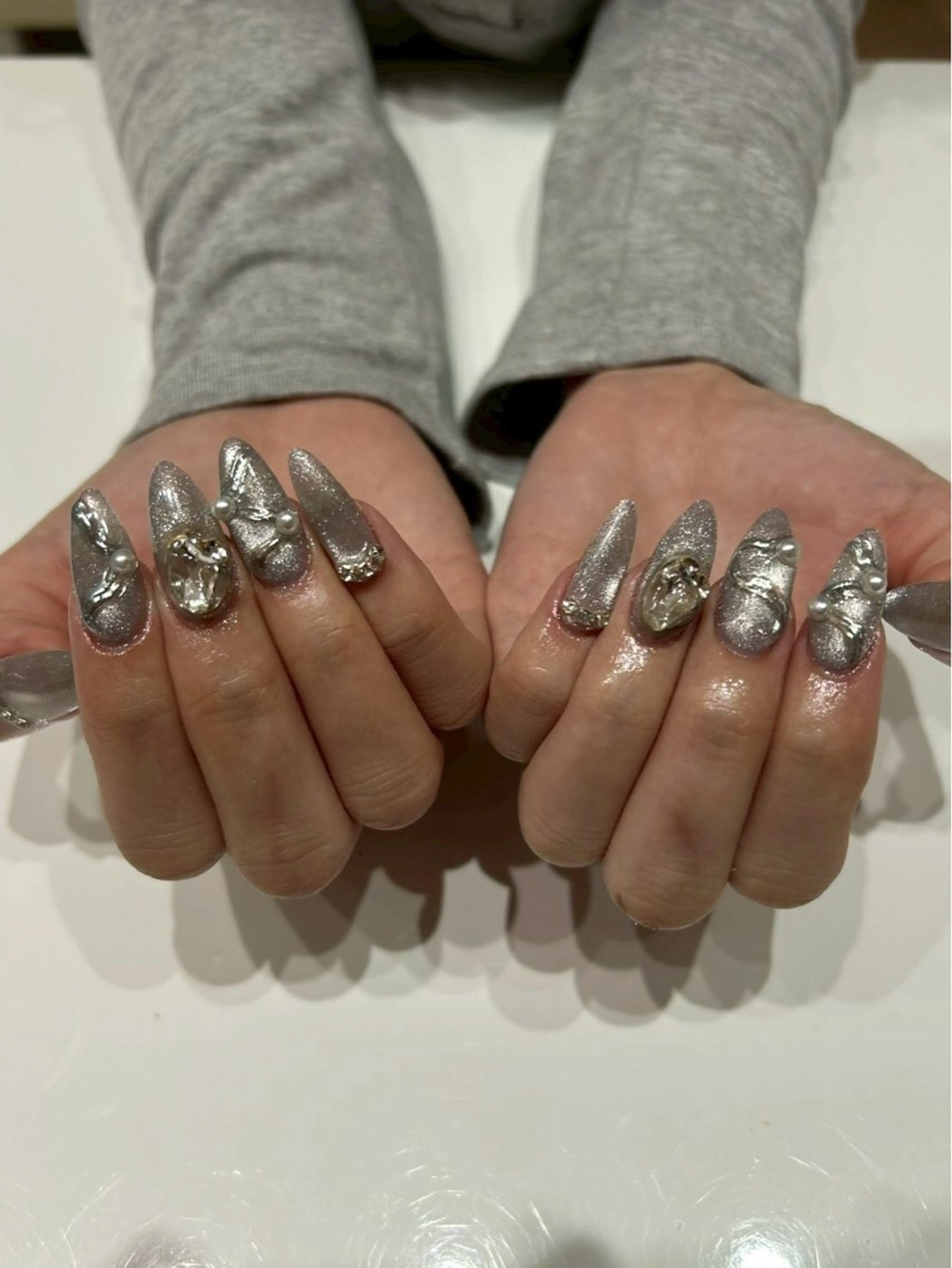 セミロング ハンドネイル Ashliy大宮♡ アシュリーのネイルデザイン