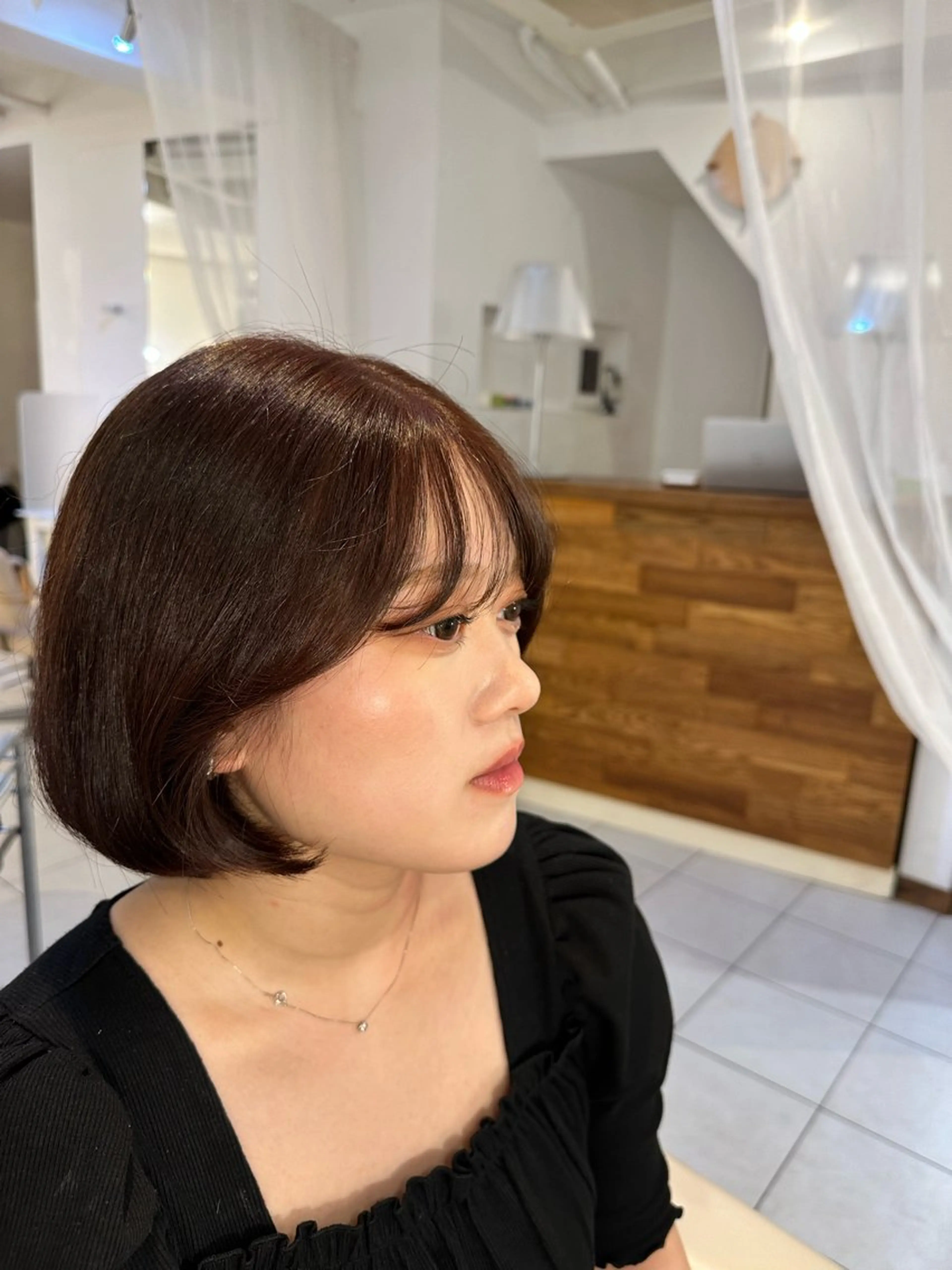 ミディアム カラー ボブ fiorista🌼 ayanaのヘアスタイル