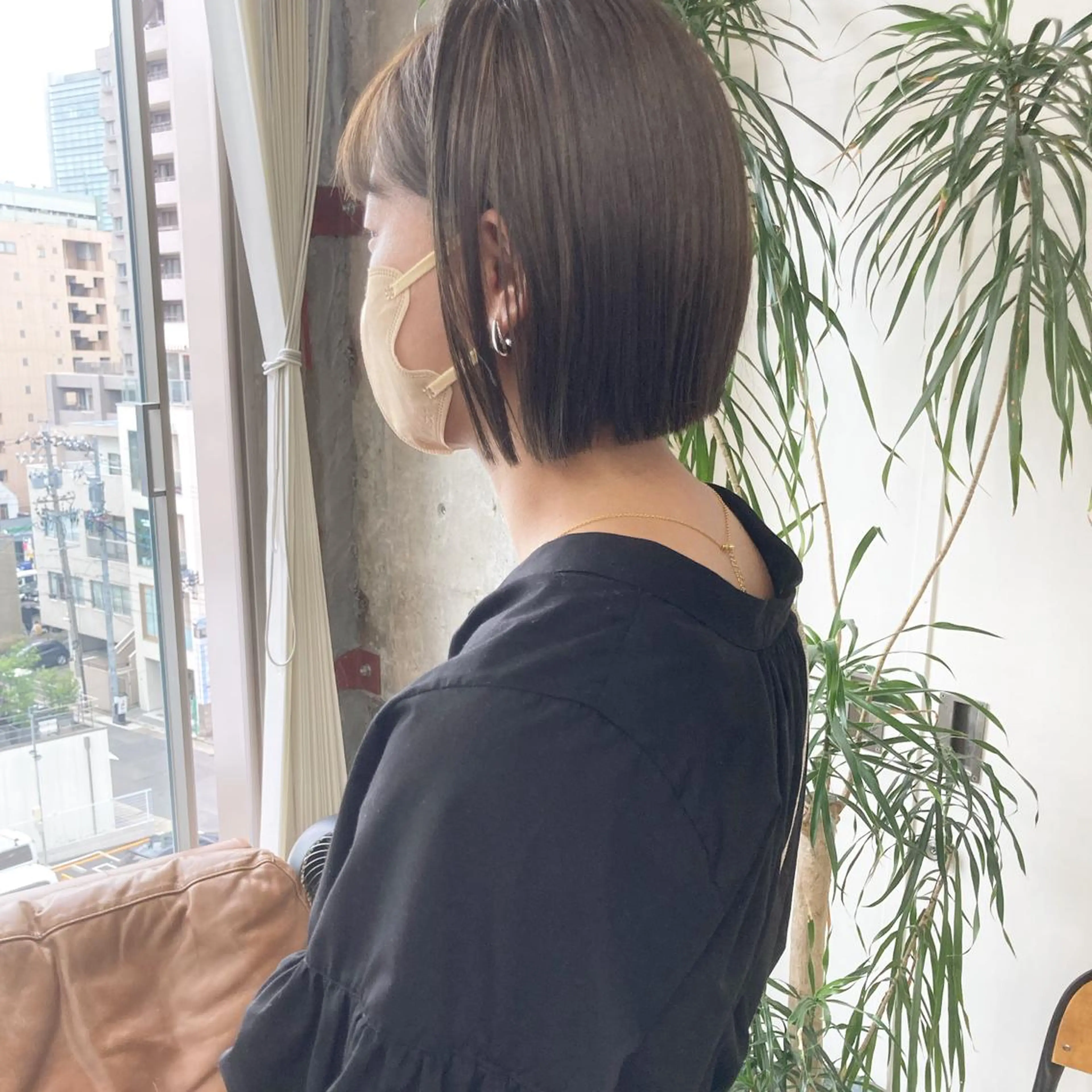 ミディアム ボブ カット トリートメント 小木曽智美 /ボブ/ショートのヘアスタイル