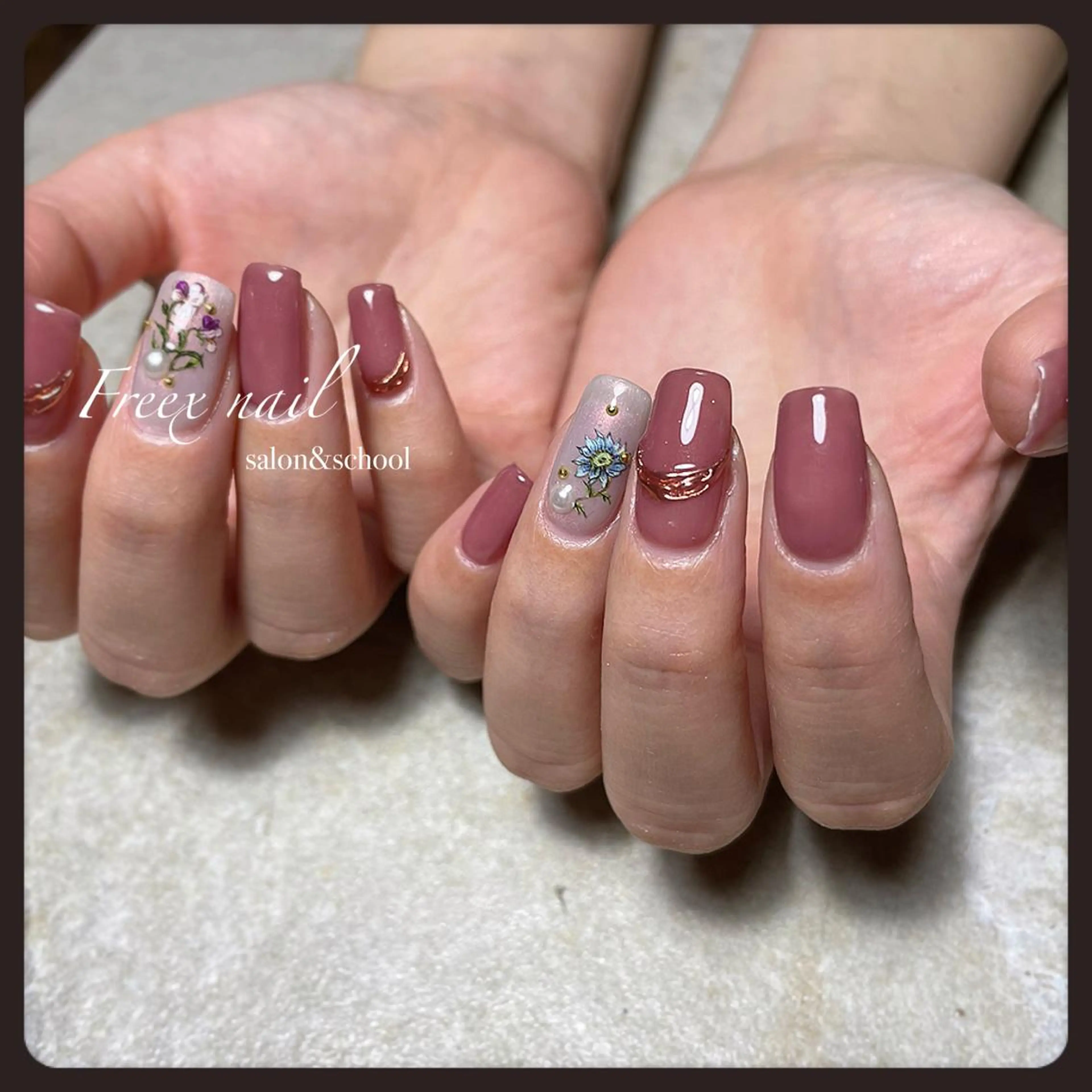 ネイル 春ネイル freex nail /ニュアンス/個性派のネイルデザイン