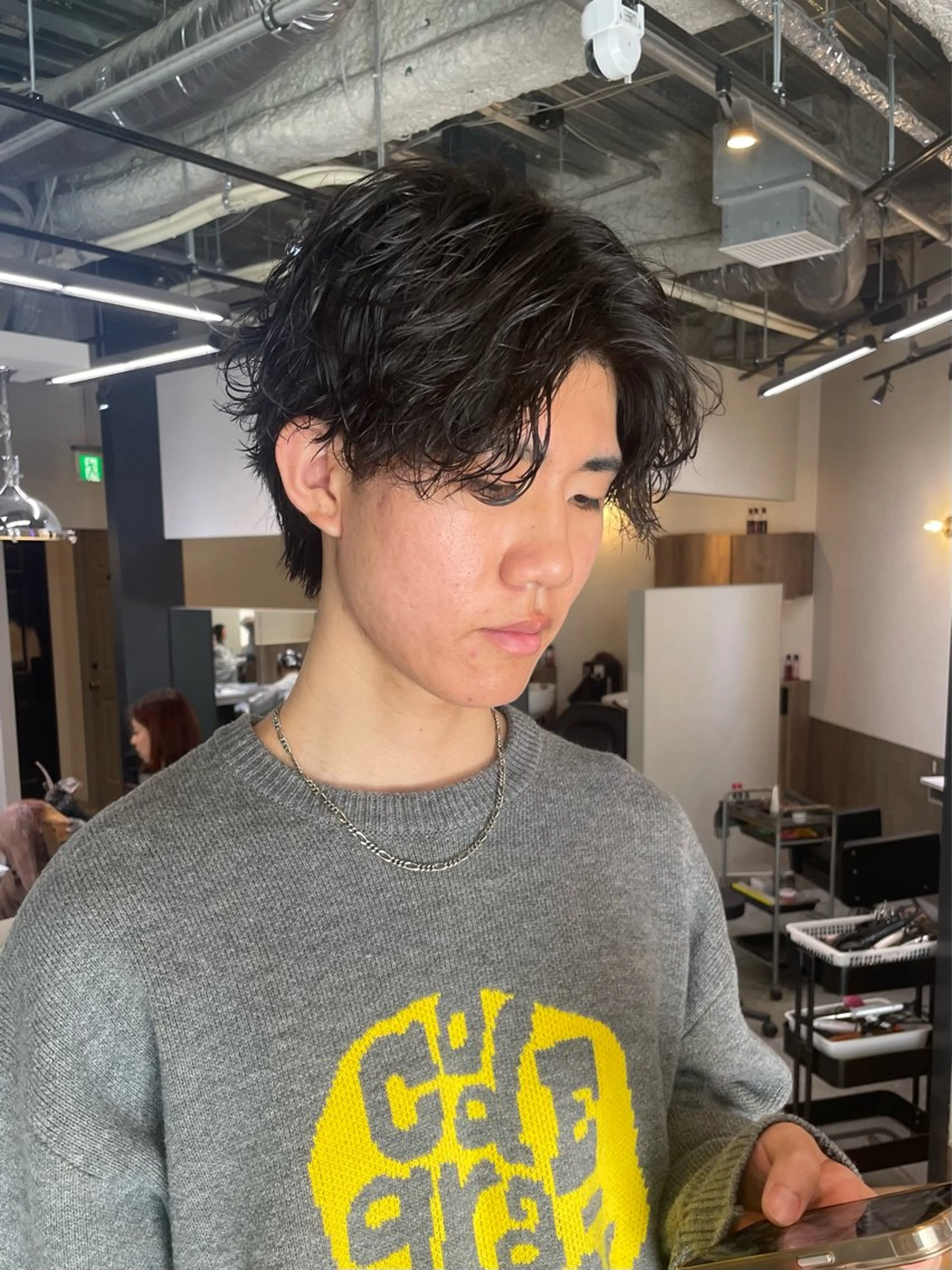 パーマ メンズ メンズパーマ スパイラルパーマ カット パーマ 福永速人 /メンズパーマのヘアスタイル