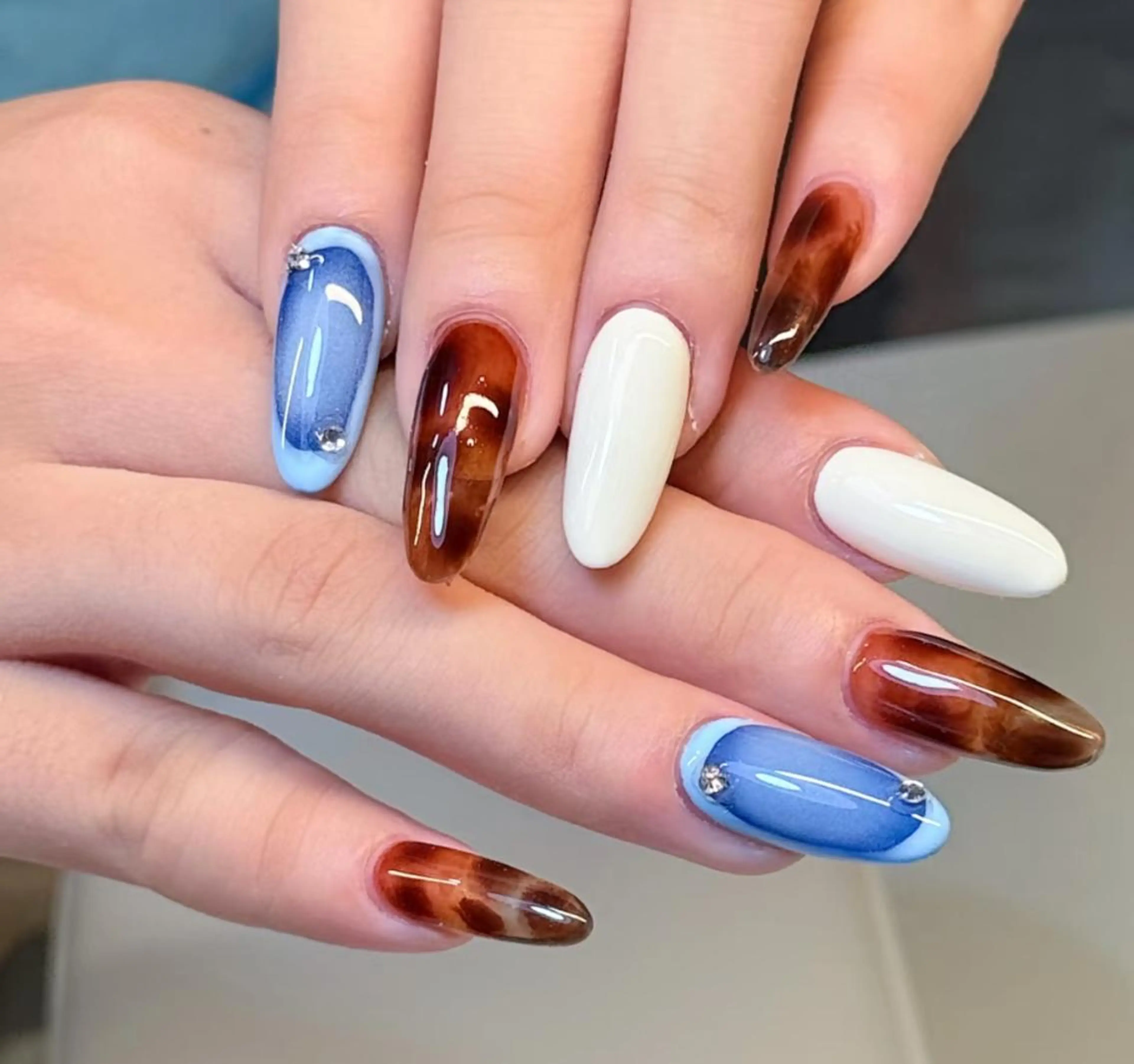 ネイル ハンドネイル By moonネイル 🌷ワンホン/韓国風のネイルデザイン