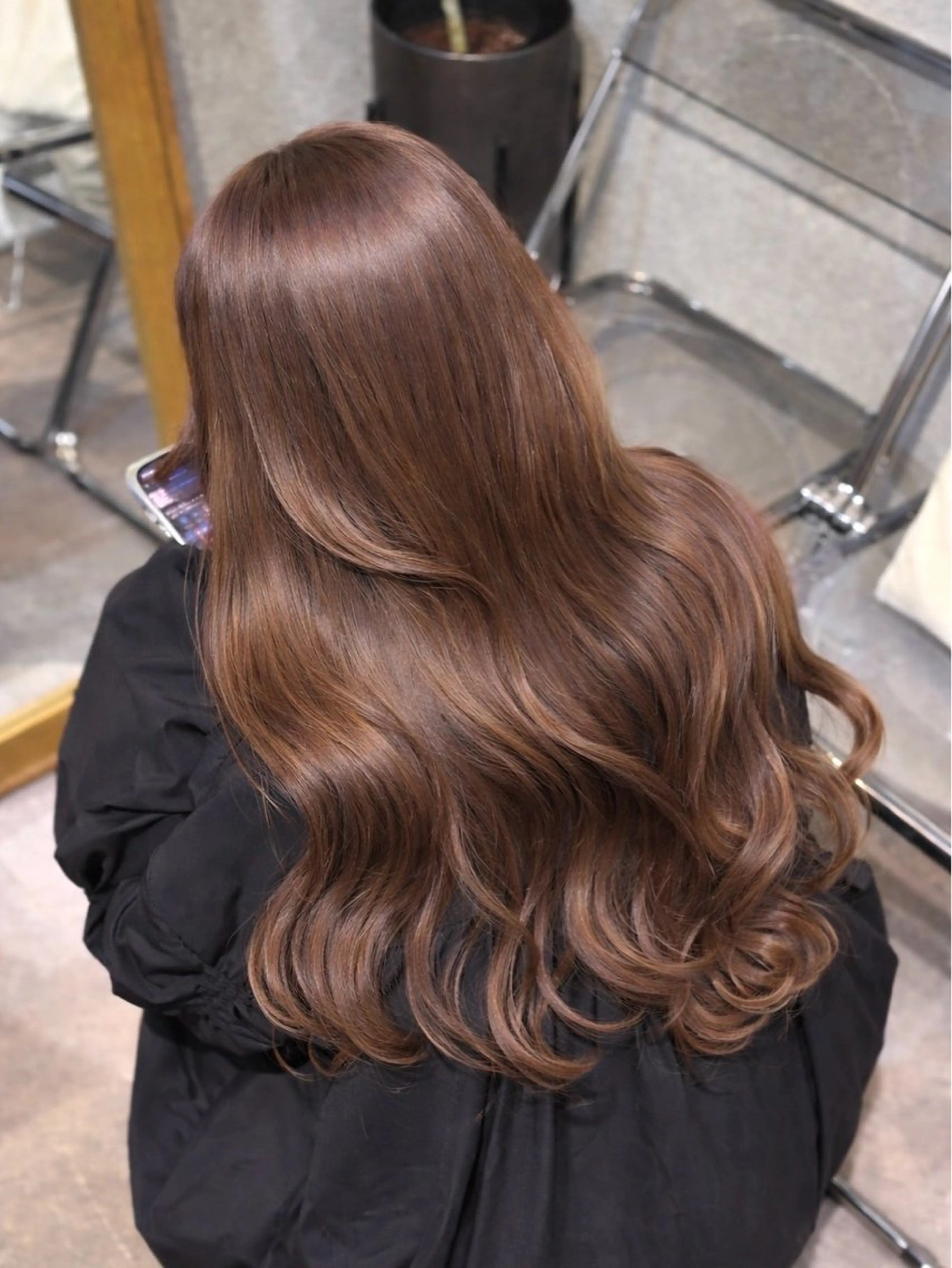 ロング カラー 高野 未悠のヘアスタイル