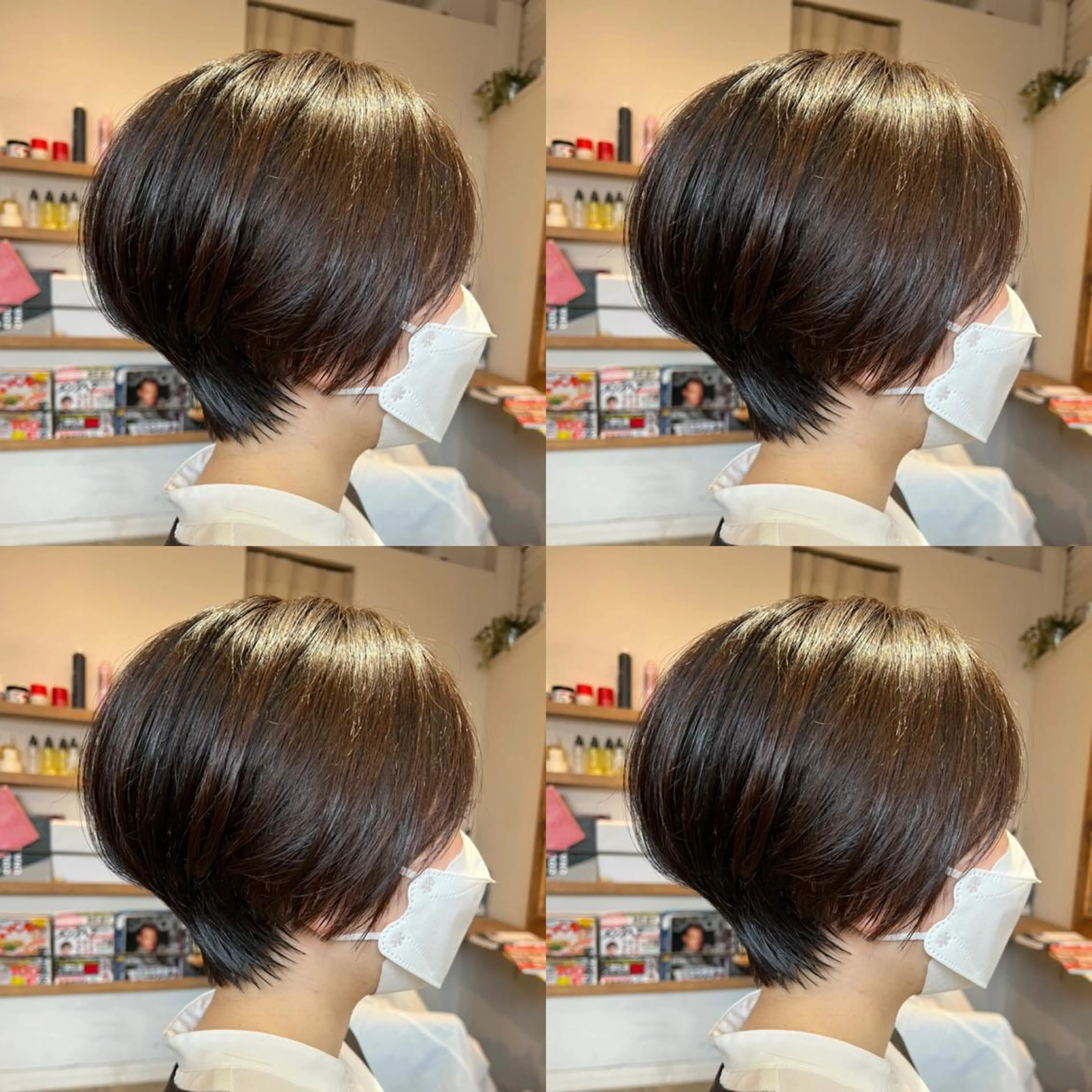 ショート カラー カット ヘアカラー トリートメント レイヤー×髪質改善 マネージャー安藤光司のヘアスタイル