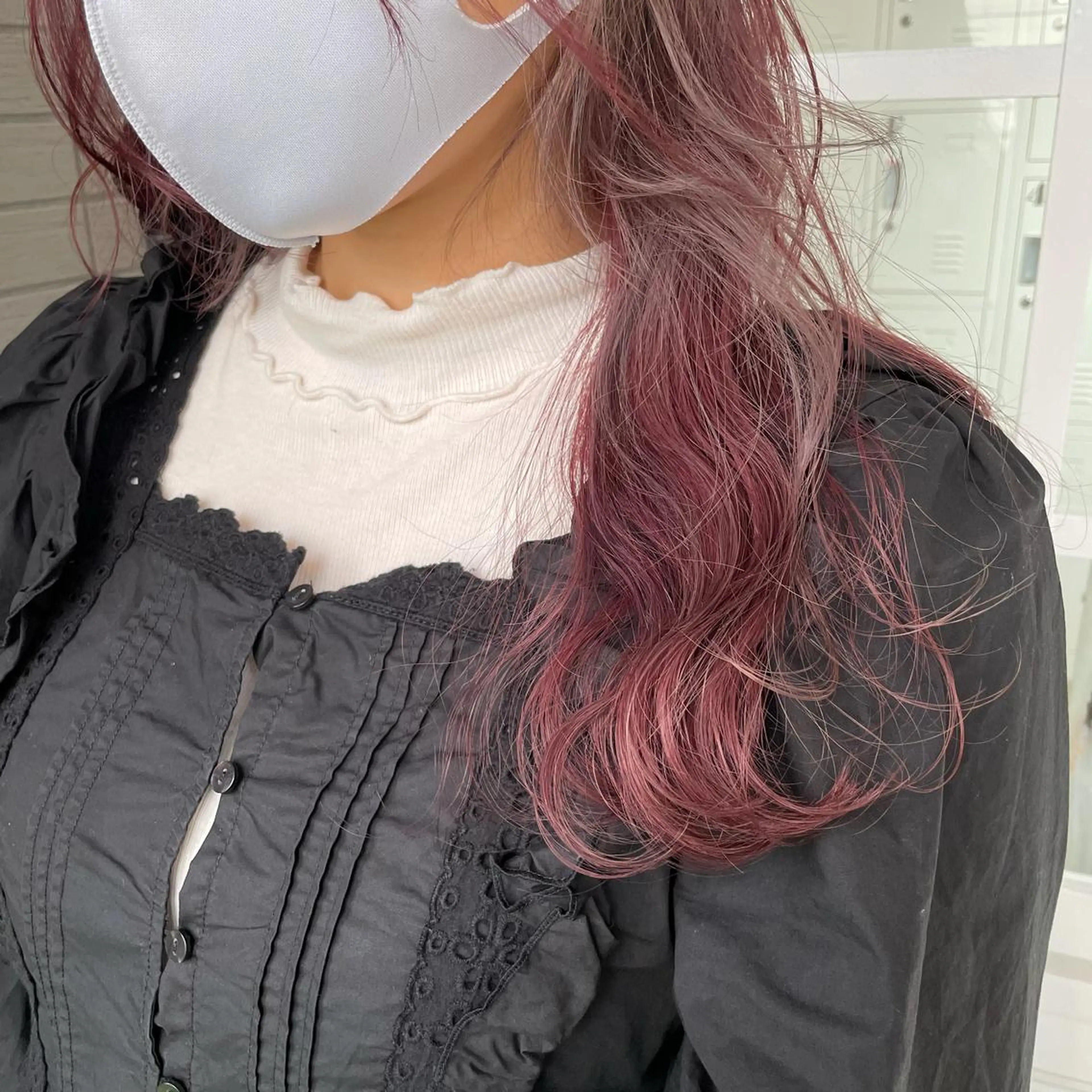 ロング カラー ヘアアレンジ ヘアカラー トリートメント 酸性縮毛矯正 梅田茶屋町 Juriのヘアスタイル