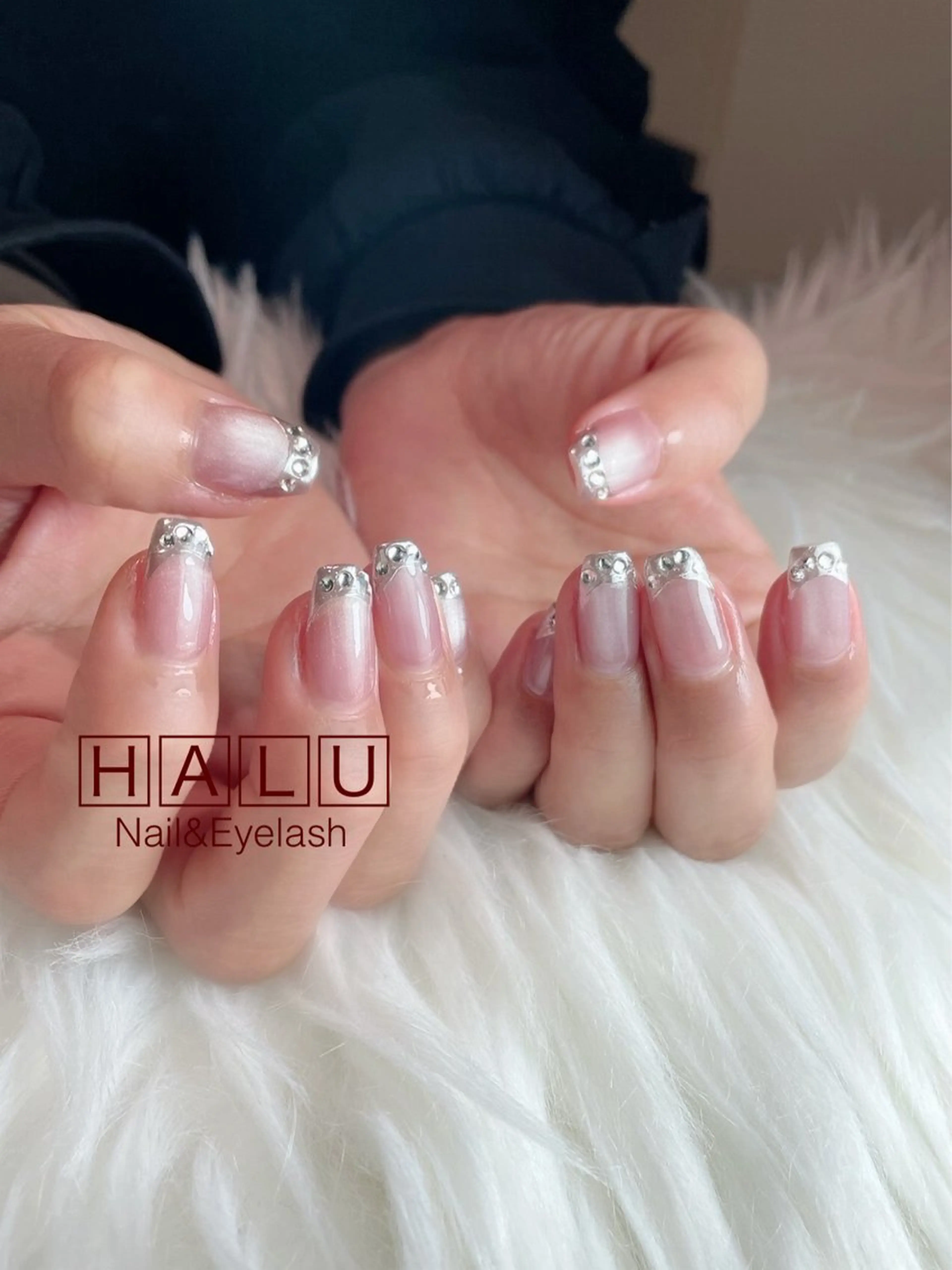 ネイル キラキラネイル マグネットネイル HALU ハルのネイルデザイン