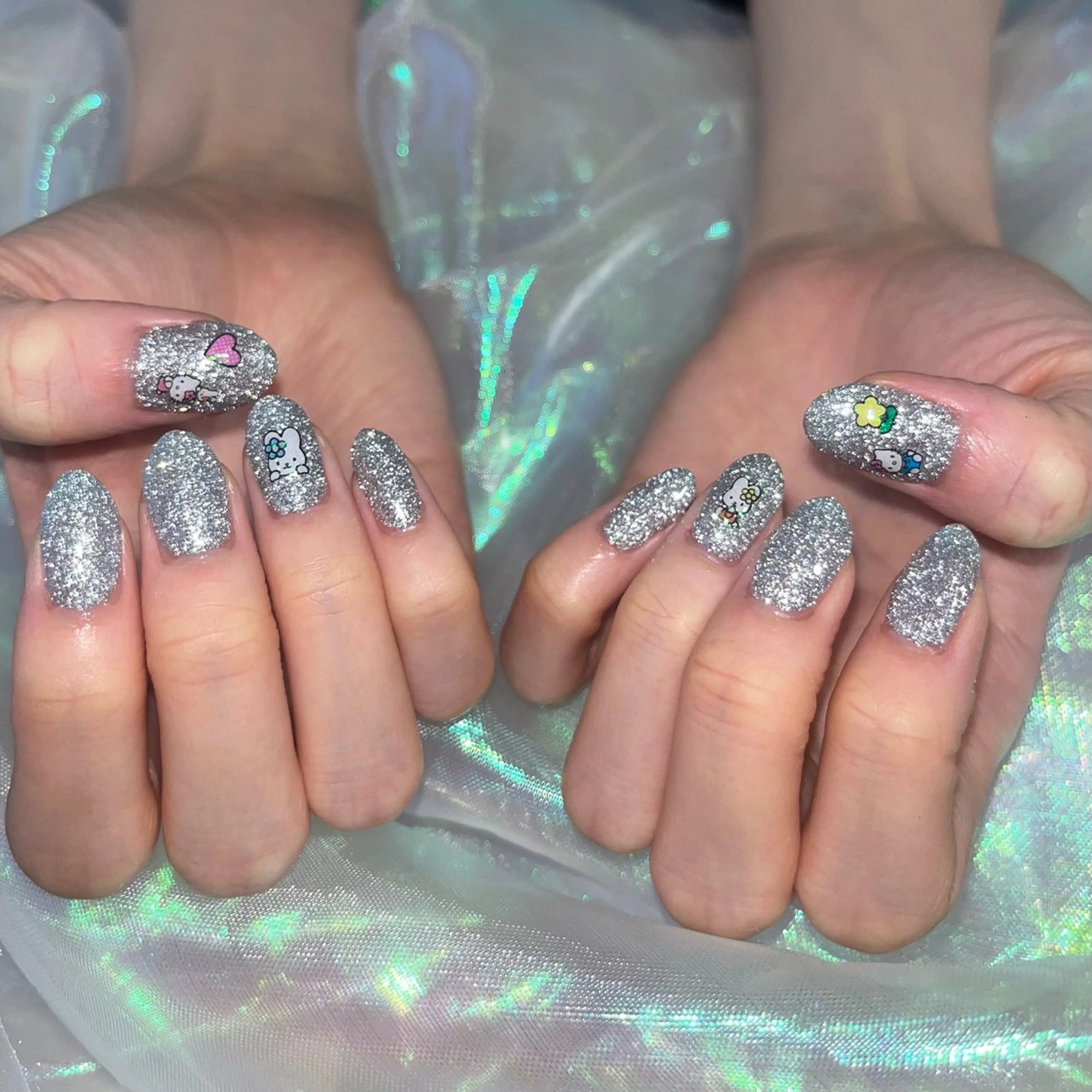 ネイル フラッシュネイル 渡邊 あかりのネイルデザイン