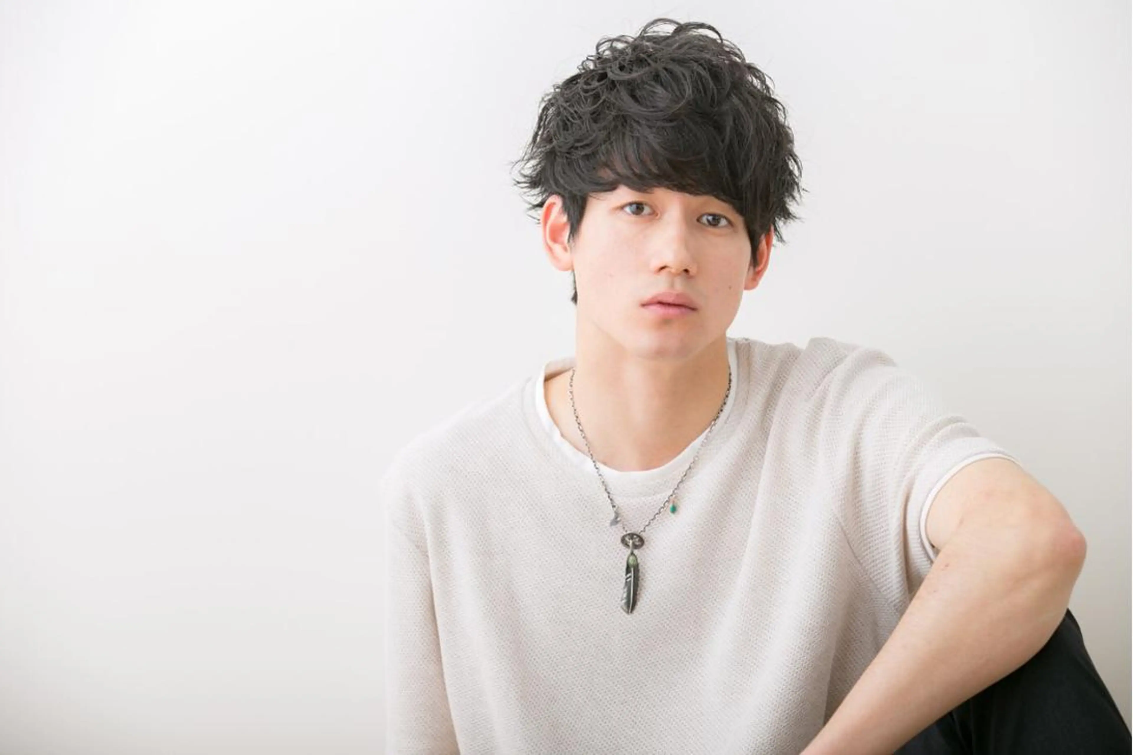 メンズカット+パーマ＋トリートメント＋眉カットの写真