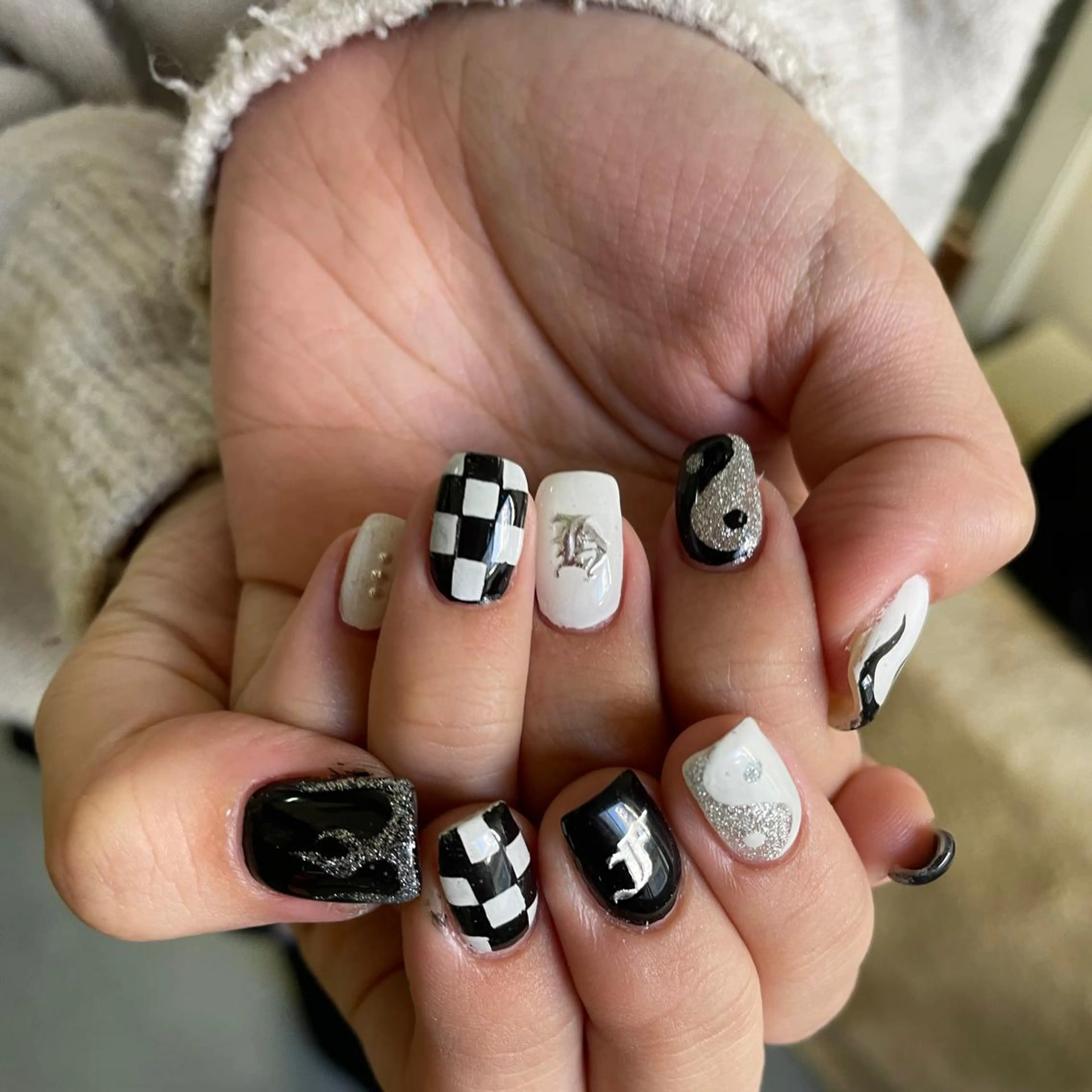 ネイル ハンドネイル フットネイル ゆびノさき茨木店 ニュアンス/アートのネイルデザイン