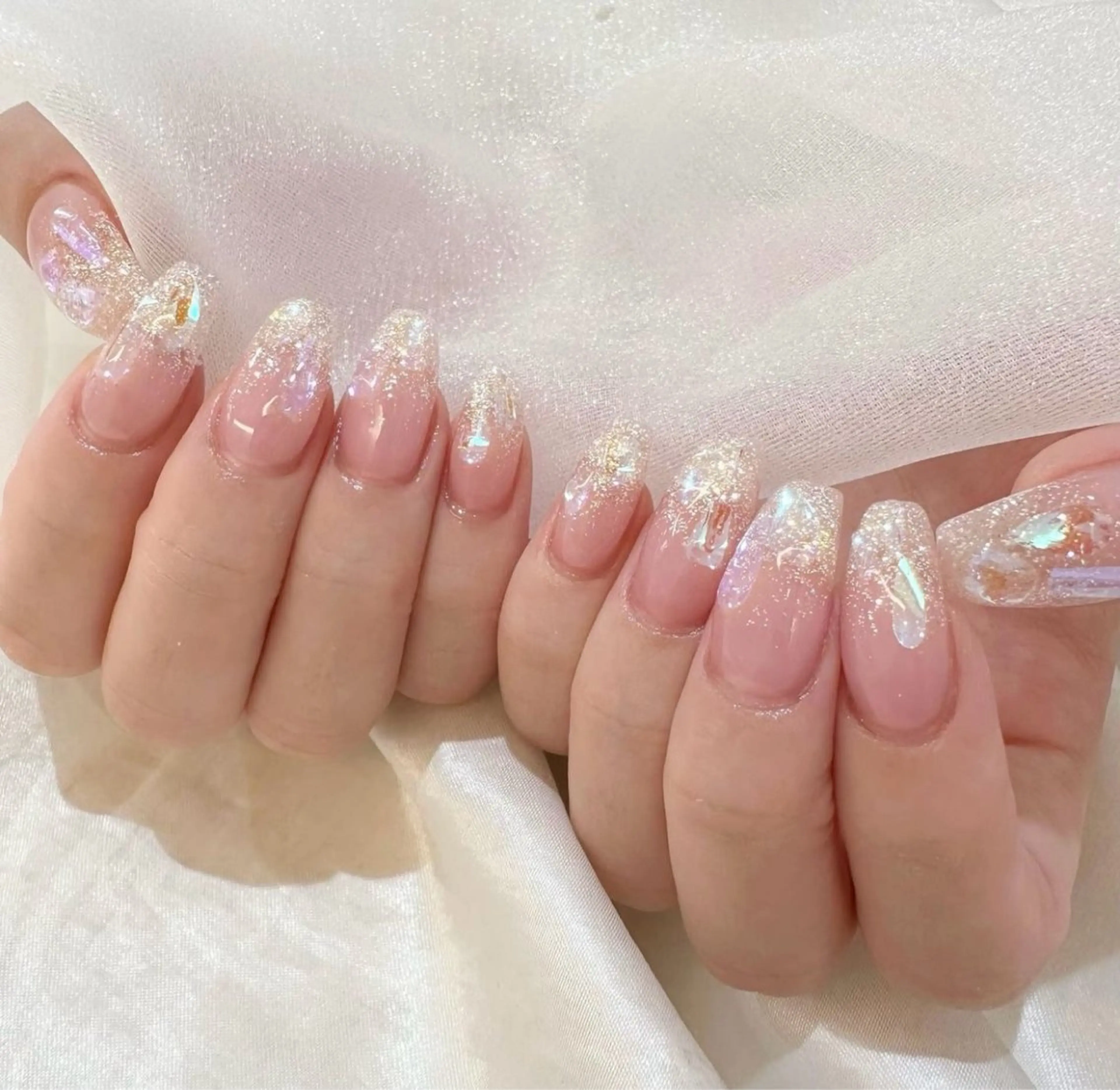 ネイル ハンドネイル ハンドケア UniqueNail 長さだし専門店のネイルデザイン