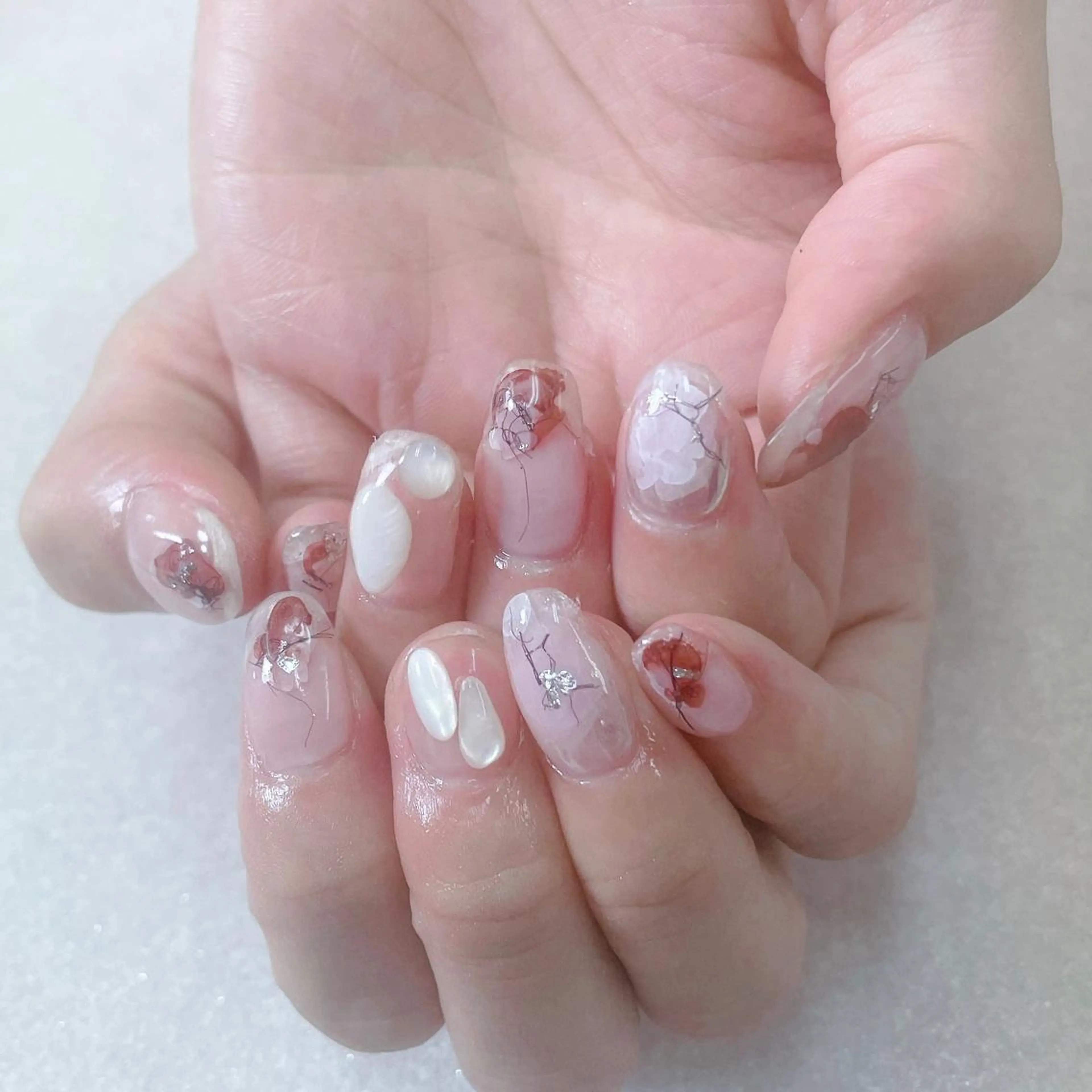 ネイル アートネイル ハンドネイル A85G ayakoのネイルデザイン