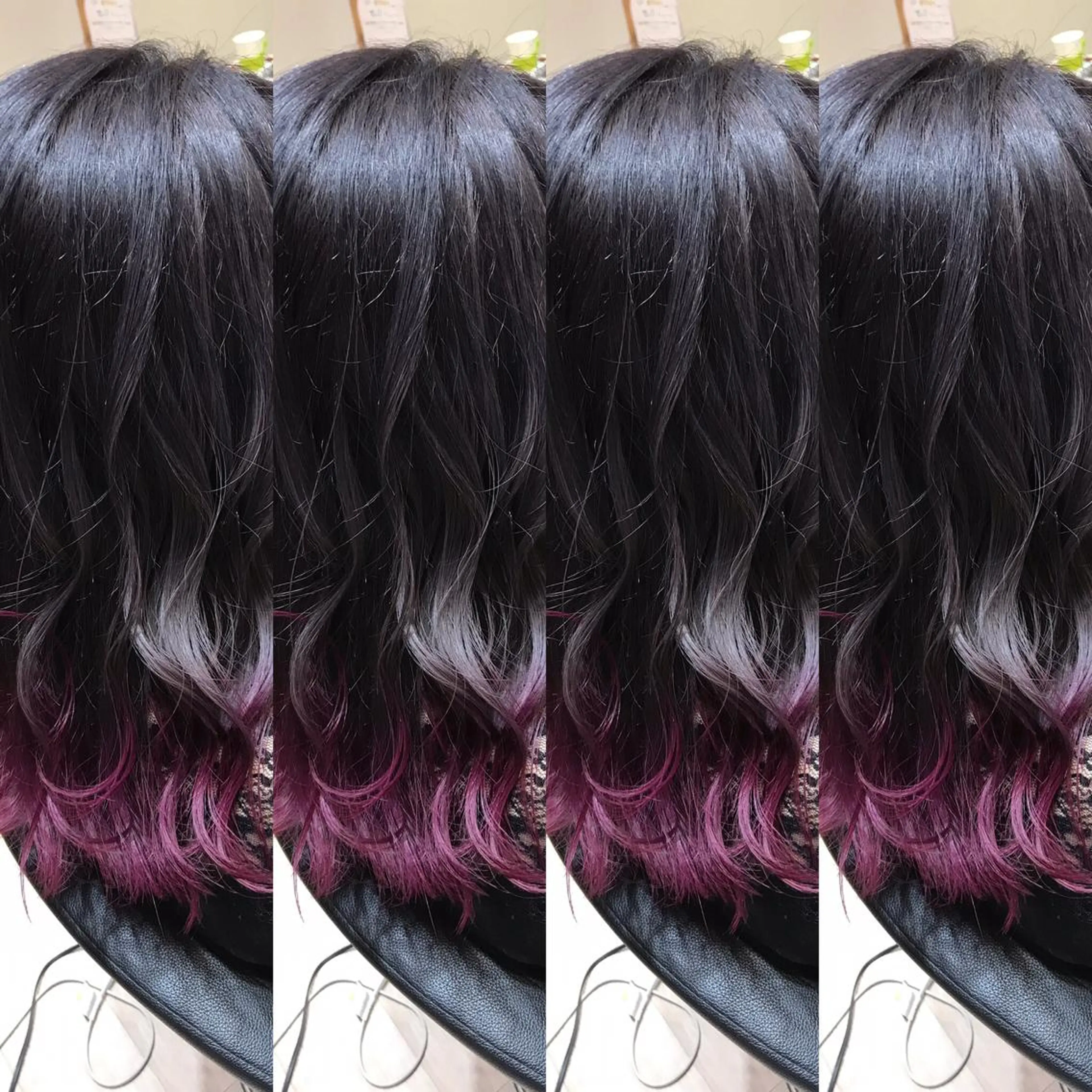 セミロング ピンクラベンダー ヘアカラー 大久保 隆蔵のヘアスタイル