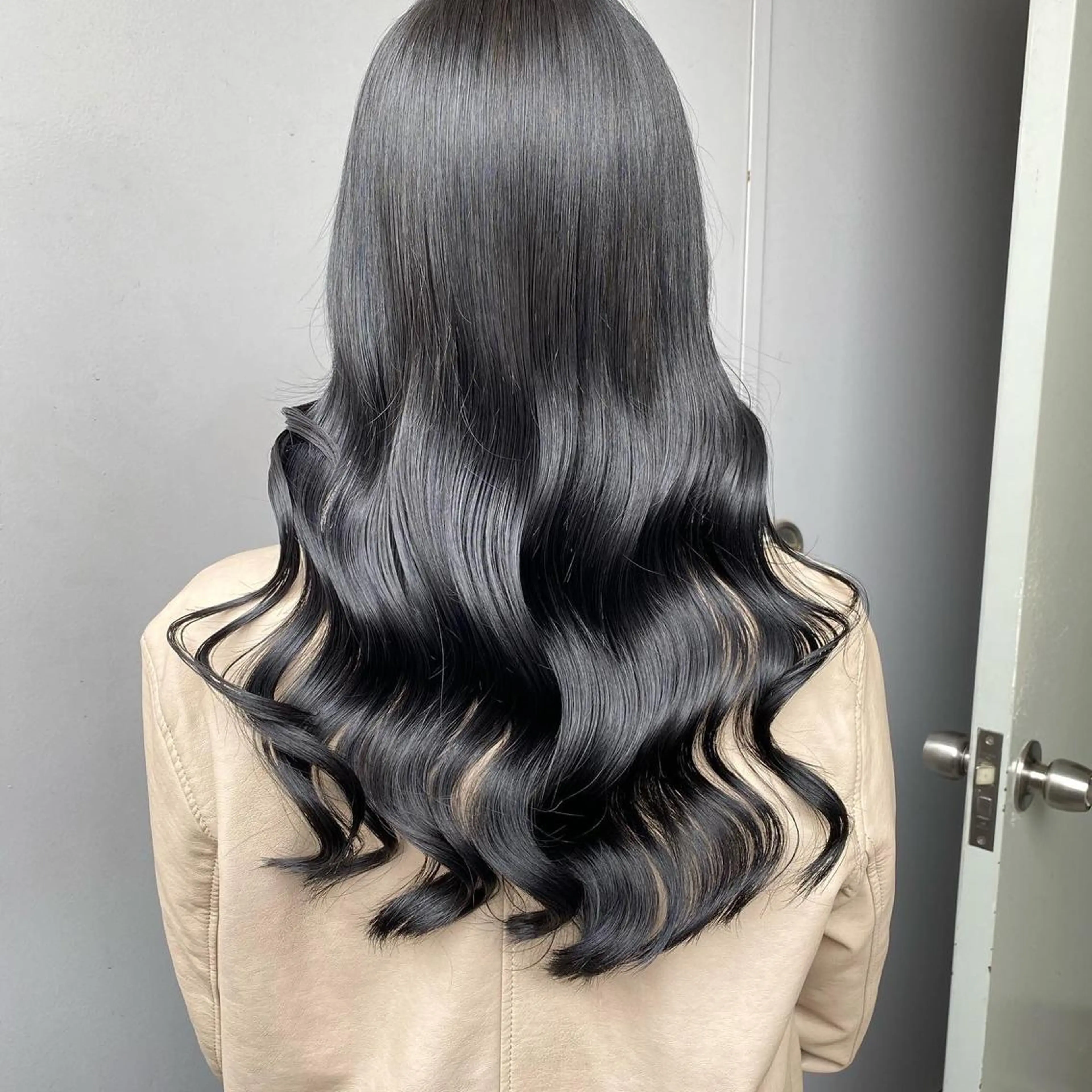 ロング 縮毛/ダブルカラー 🦋ベージュヘア🦋のヘアスタイル