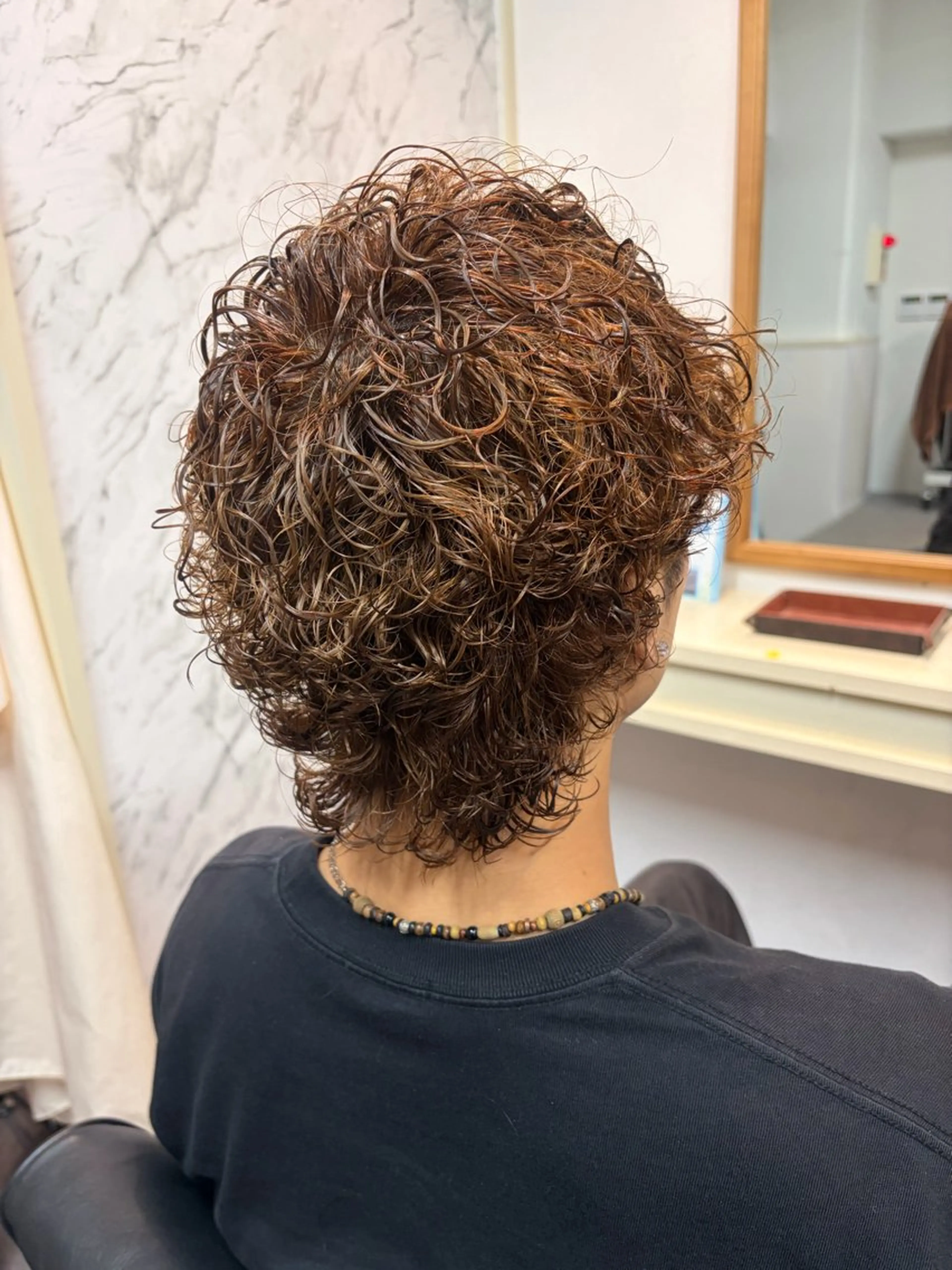 パーマ カット ヘアカラー パーマ メンズ特化/パーマ/ フェードWATARUのヘアスタイル