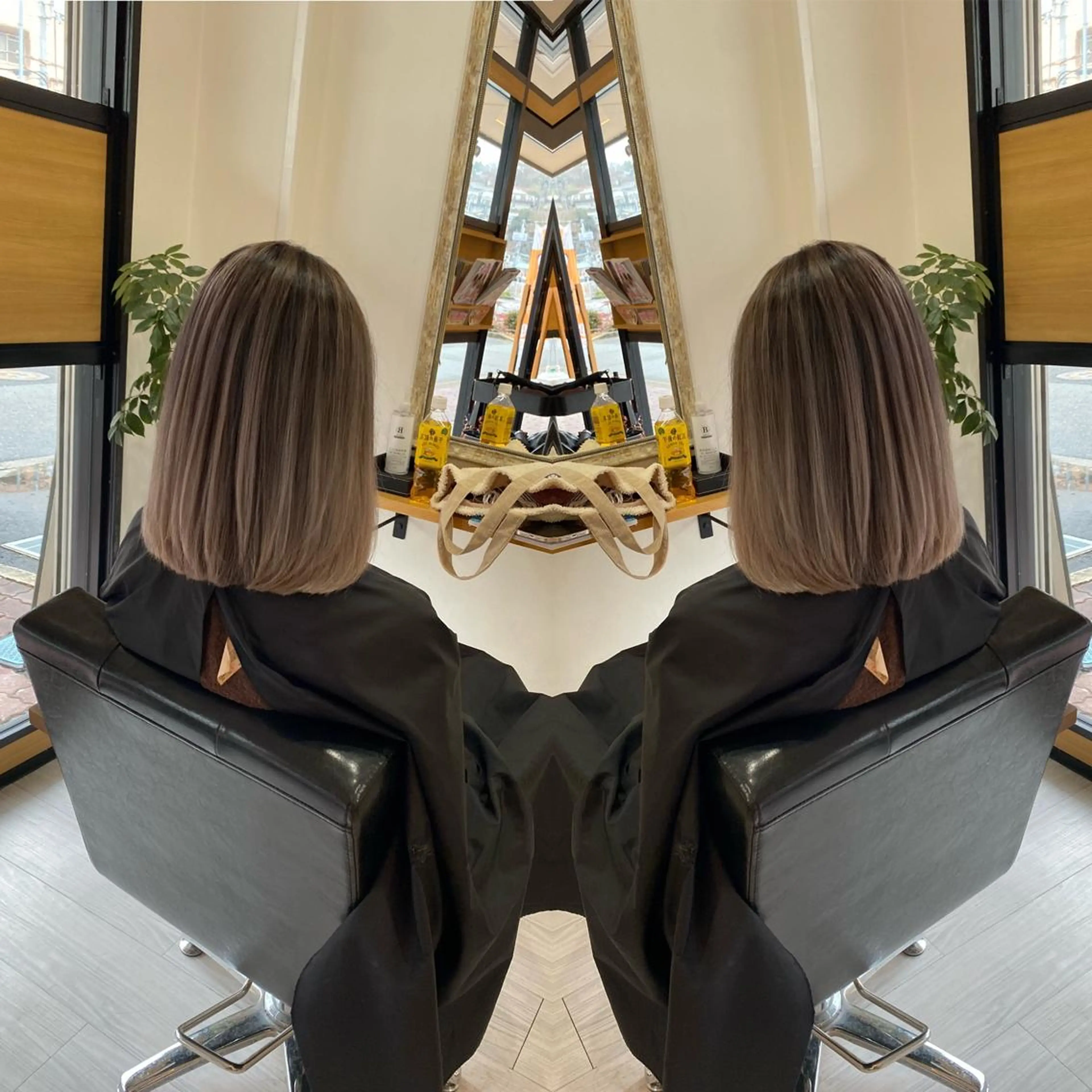 バレイヤージュ✨orハイライト✨+カット+トリートメントの写真