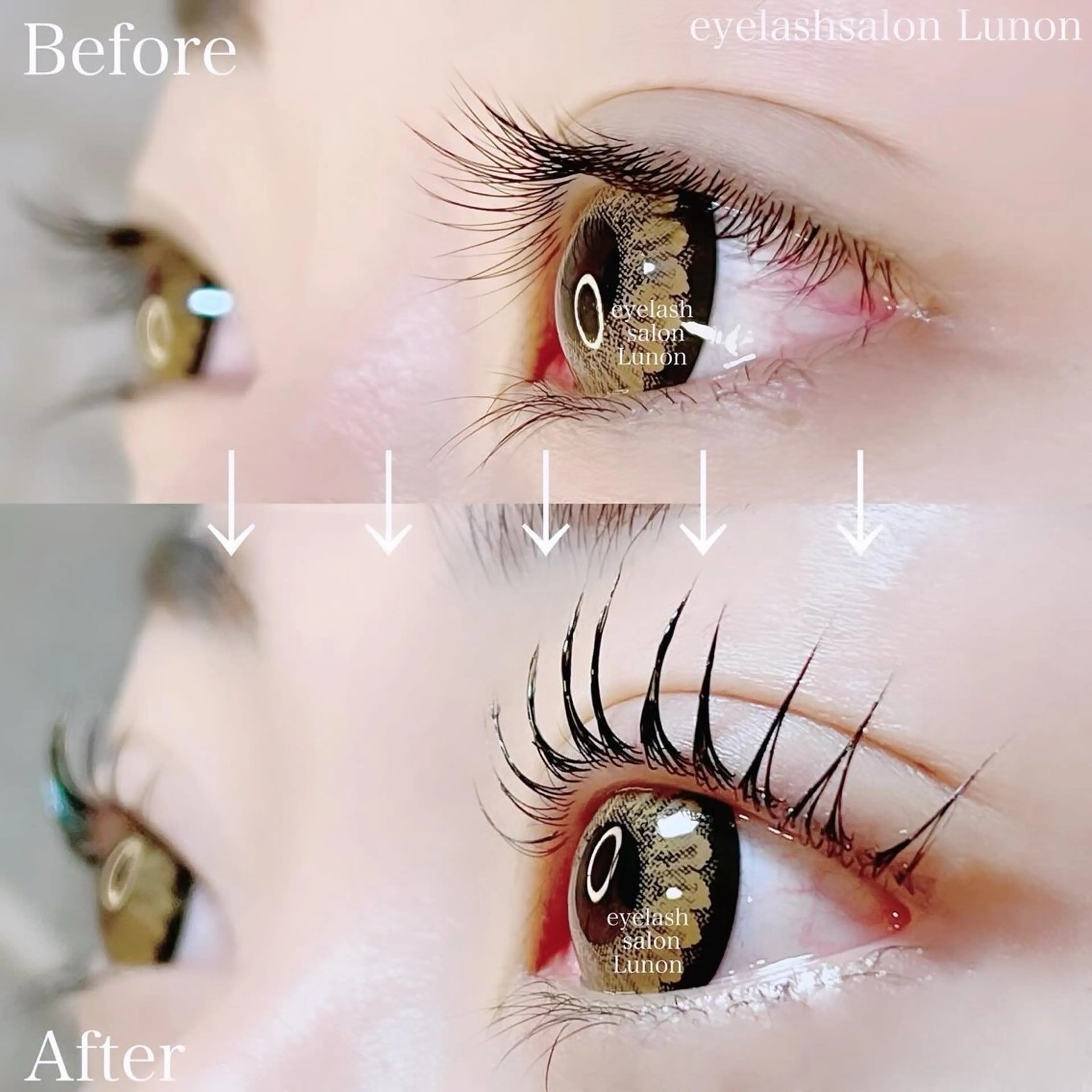 マツエク・マツパ Lunon にしむらのマツエク・マツパデザイン