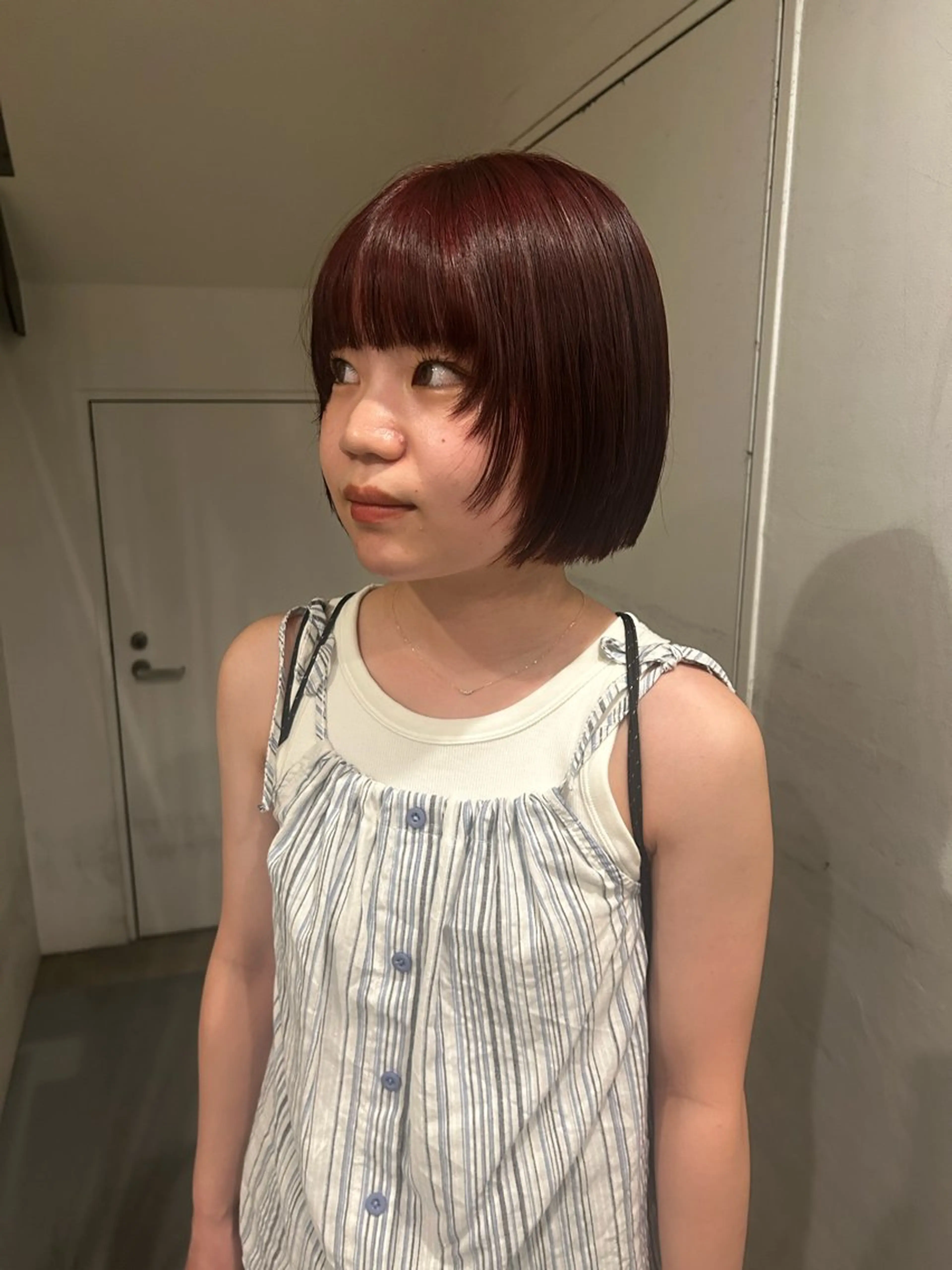 ショート 心斎橋/レイヤー/ ブリーチ/モエのヘアスタイル