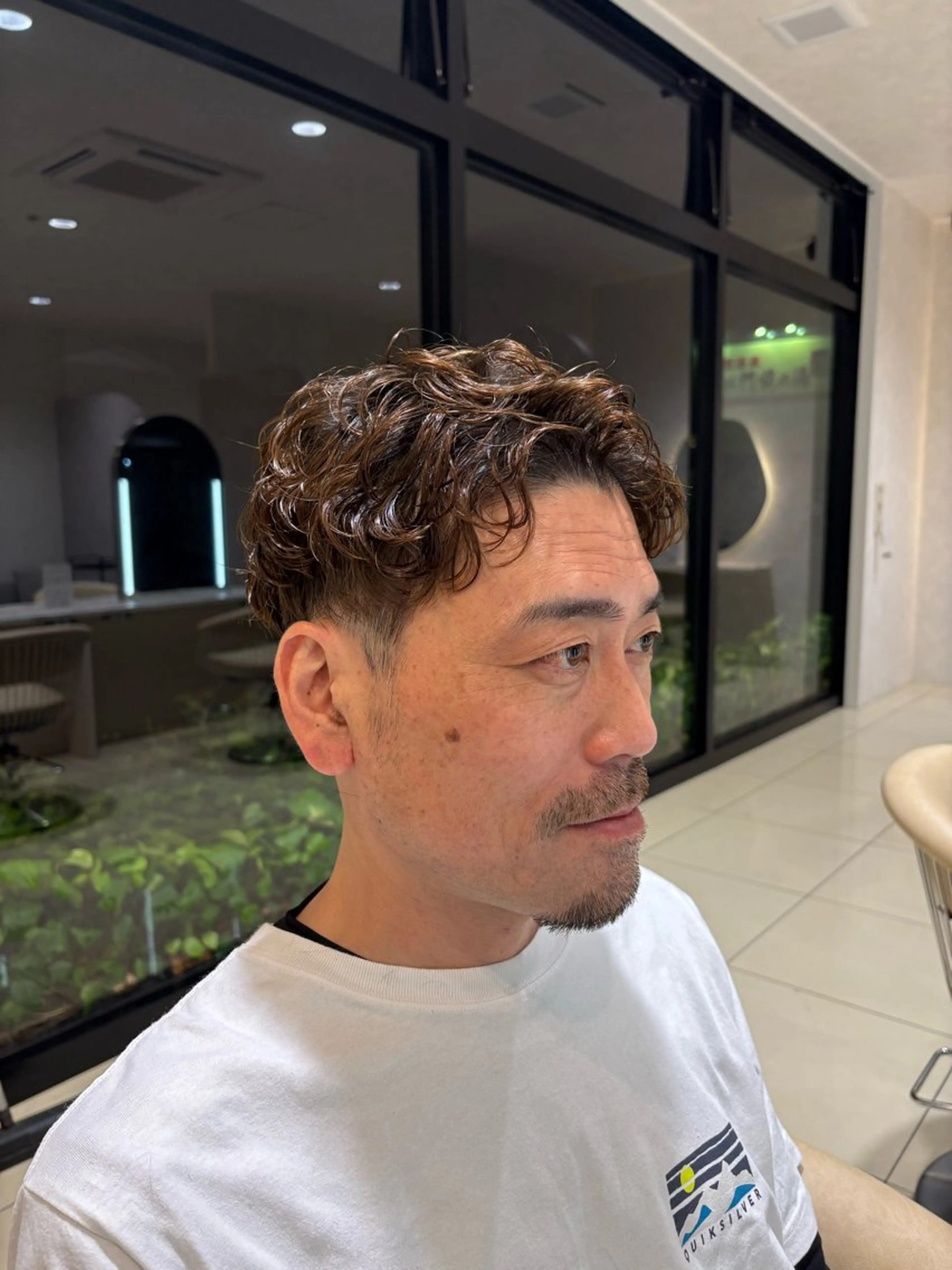 パーマ メンズ 笹川 聖奈のヘアスタイル