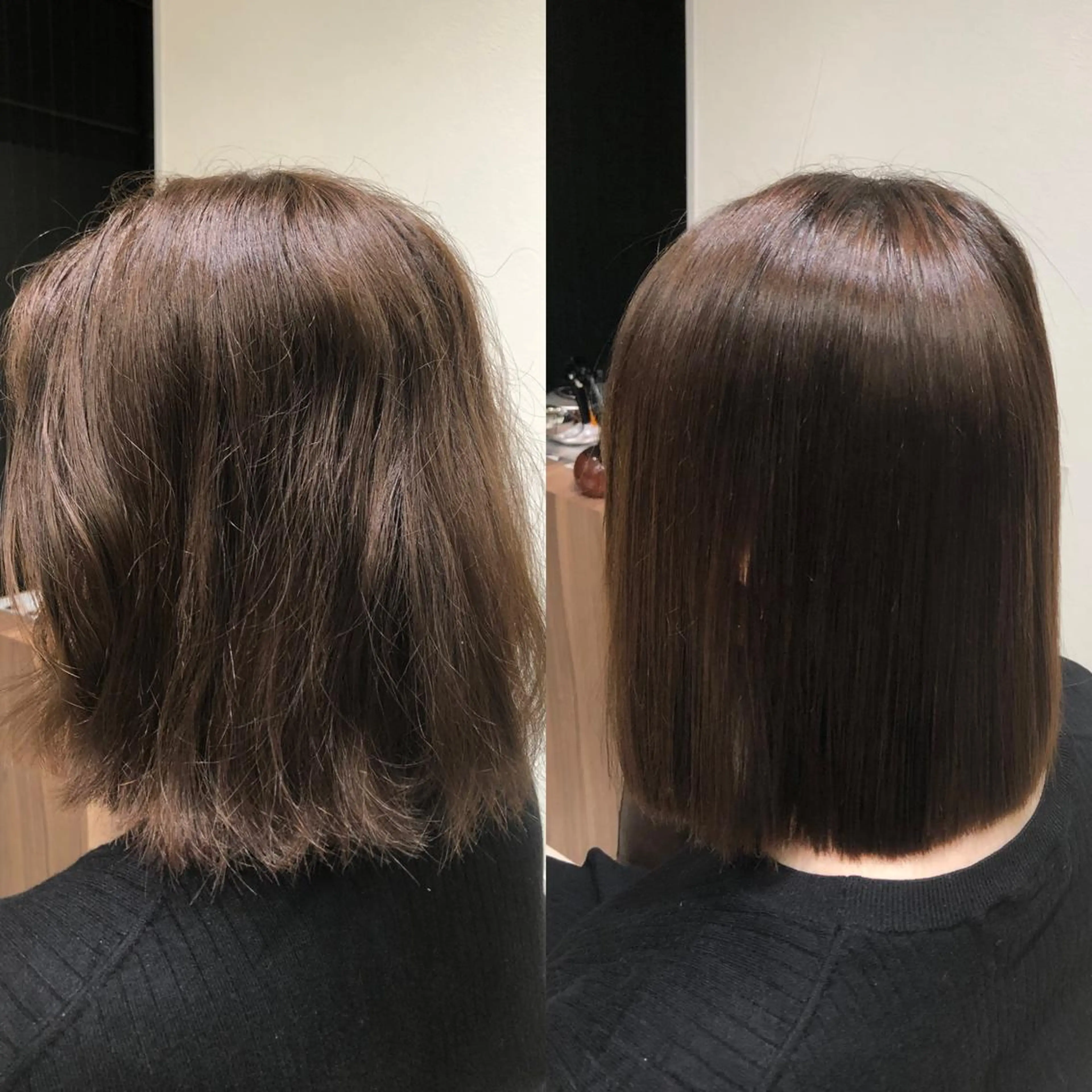 ショート パーマ 縮毛矯正/髪質改善 予約はリクエストからのヘアスタイル