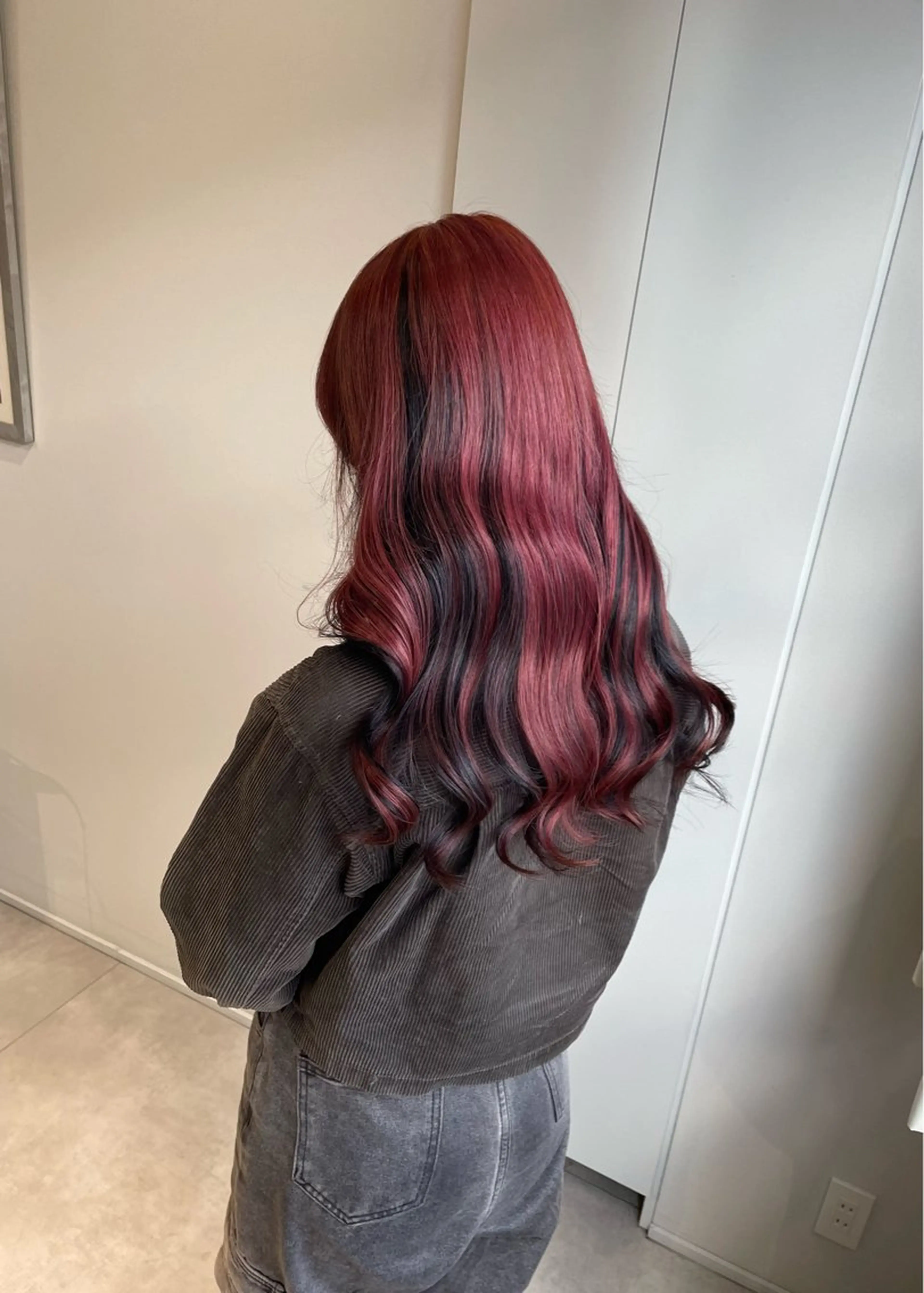 ロング カラー カット ヘアカラー トリートメント 💝ブリーチ ショート/れい💝のヘアスタイル