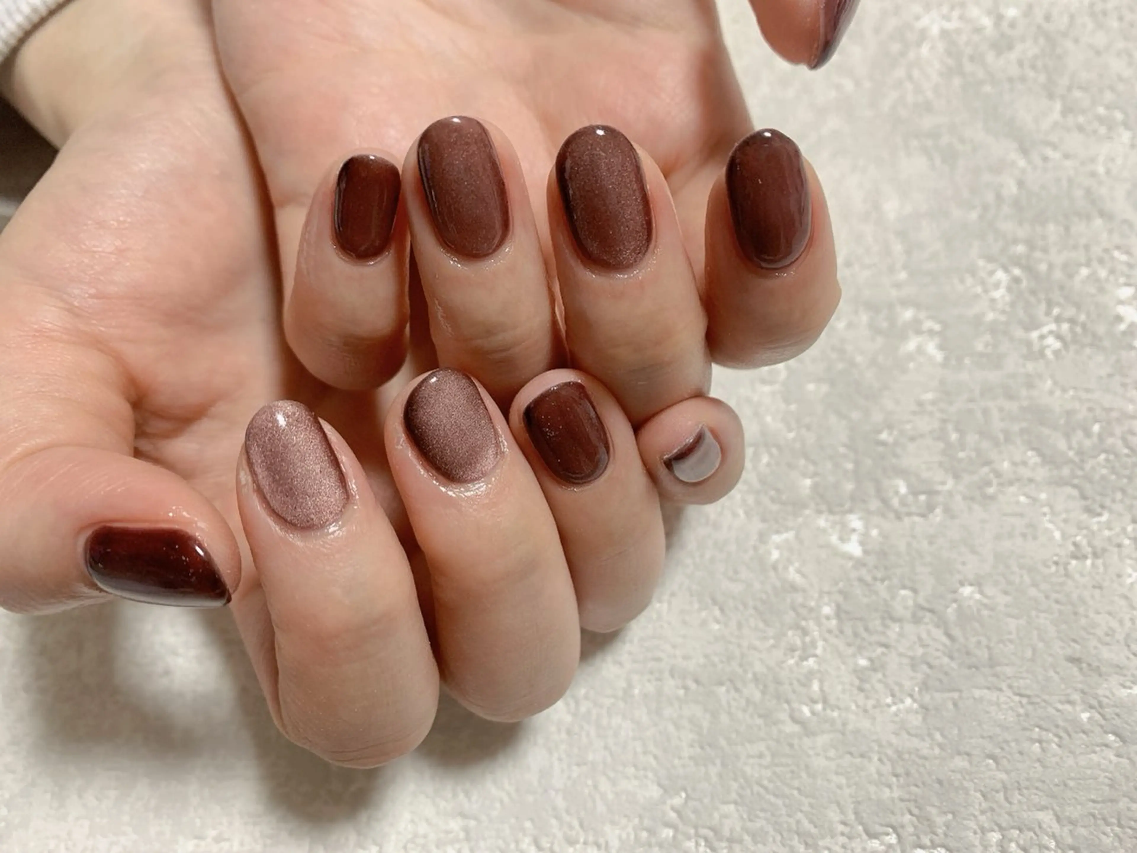 ネイル ジェルネイル キラキラネイル 韓国ネイル マグネットネイル メンズネイル kiki nail たまプラーザのネイルデザイン