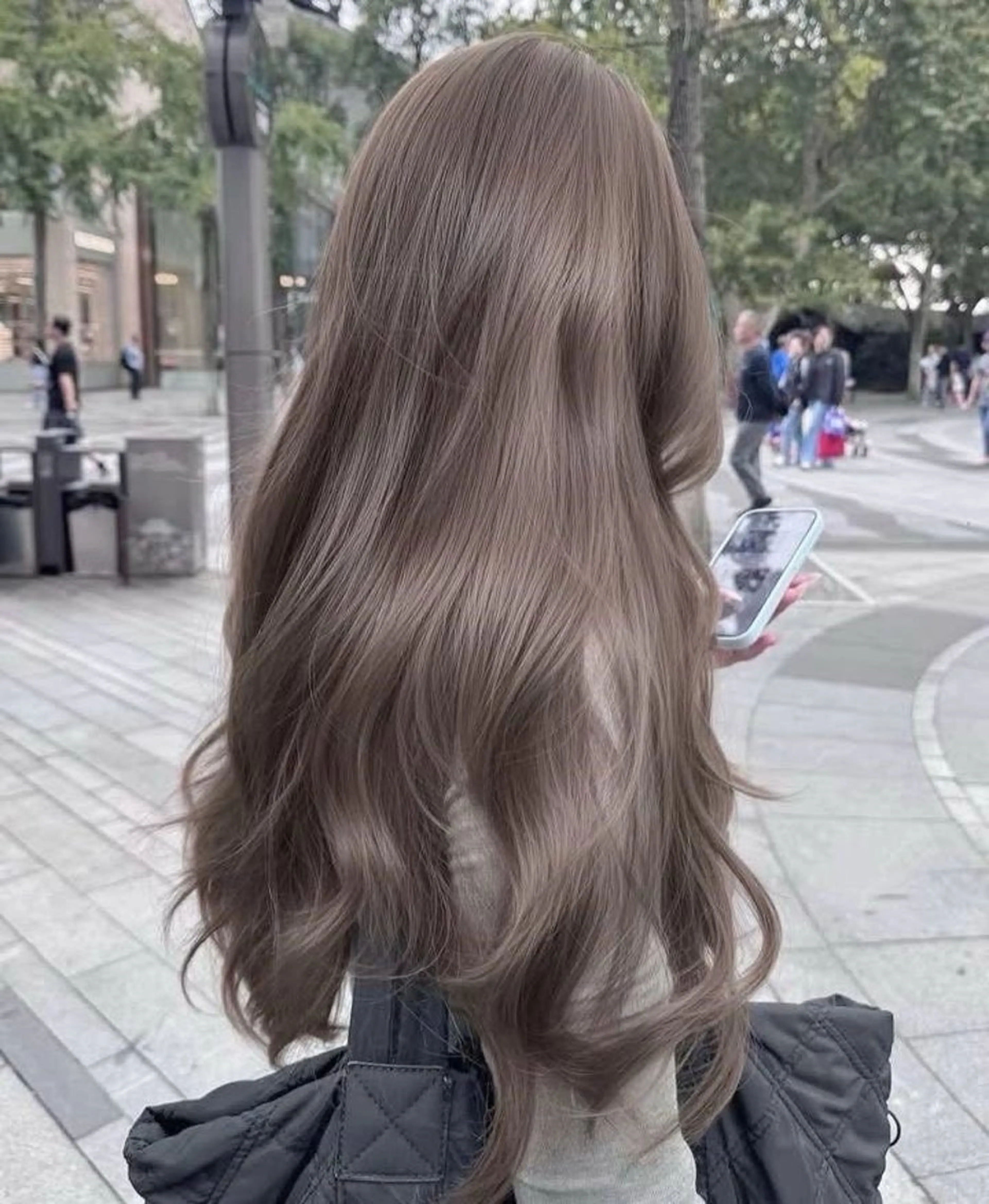 ロング カラー ヘアカラー 🤍透明感·ツヤ感 カラー/mai‎🤍のヘアスタイル