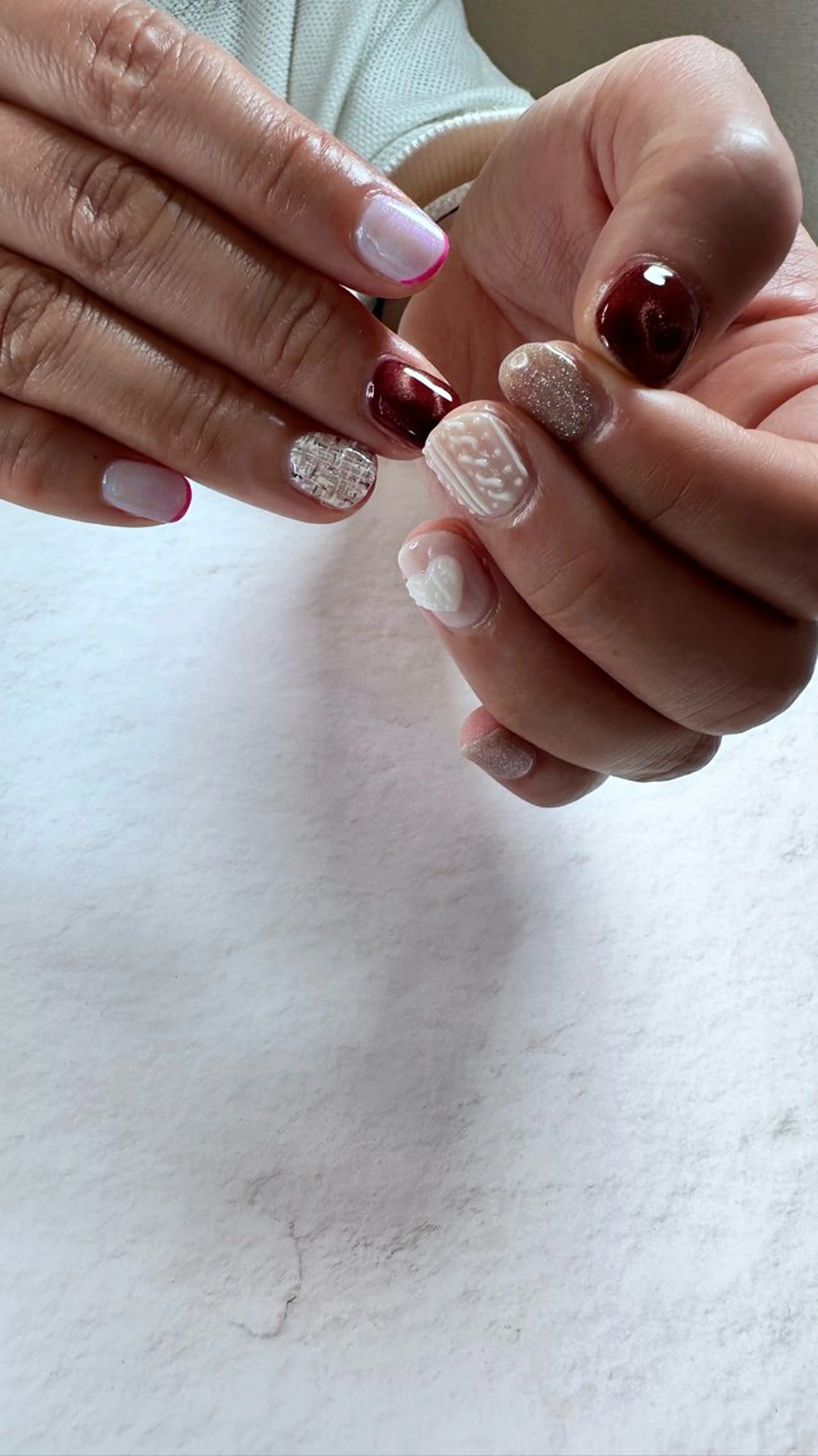 ネイル ニュアンスネイル ハンドネイル ハンドケア Atelier Ariのネイルデザイン