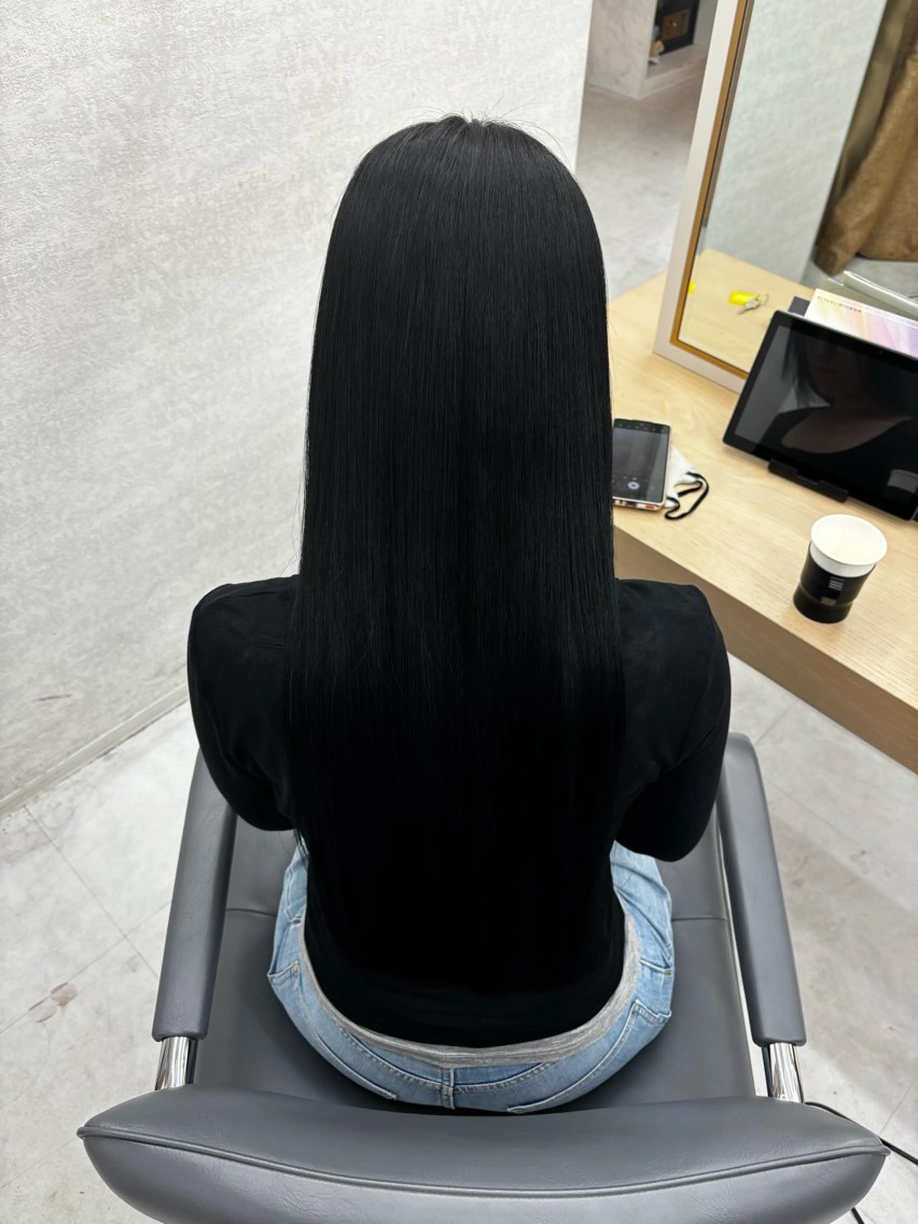 ロング 新宿No.1艶髪矯正 美艶カラー/FUKAのヘアスタイル