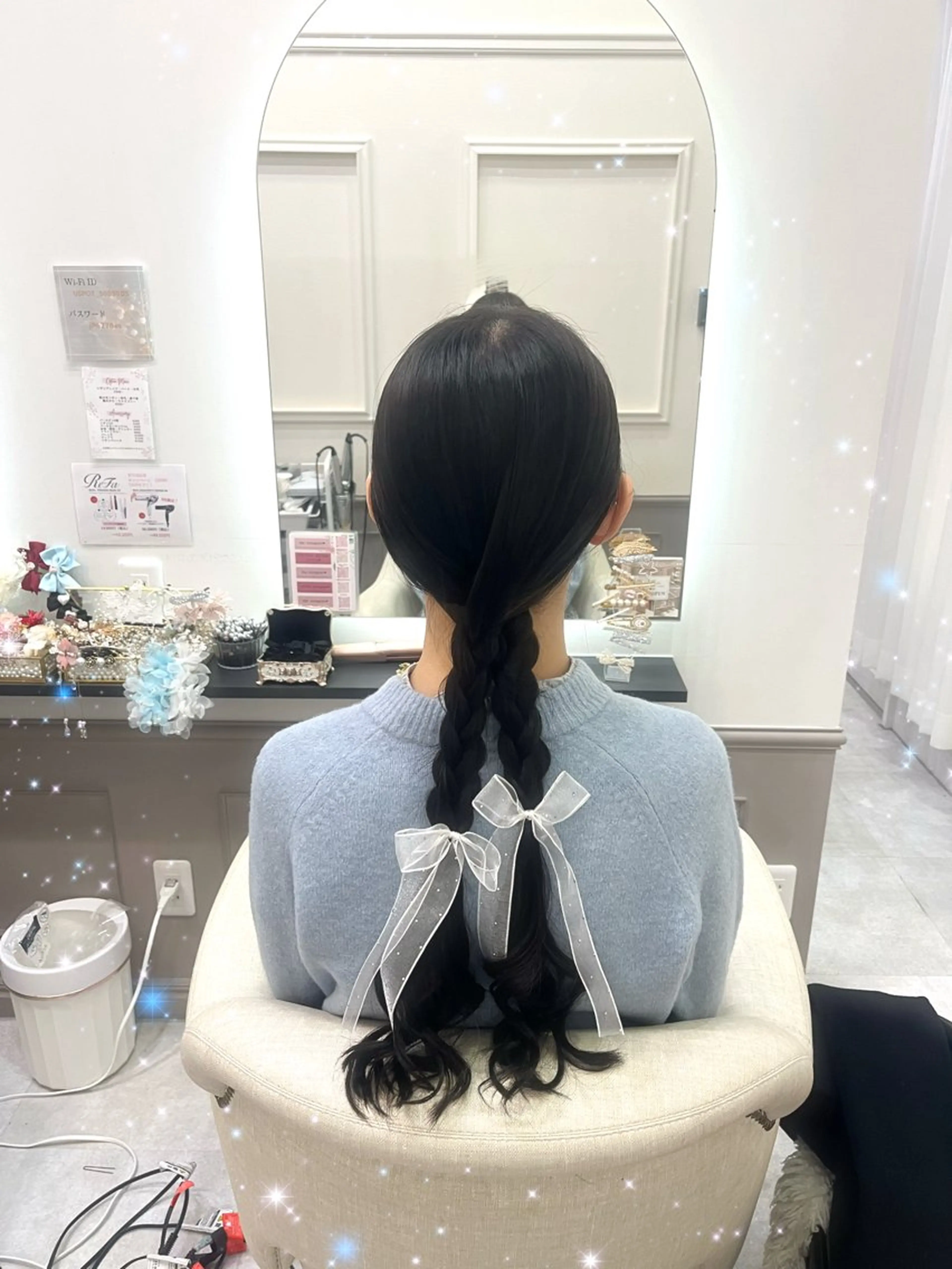 ヘアアレンジ lien eriiのヘアスタイル