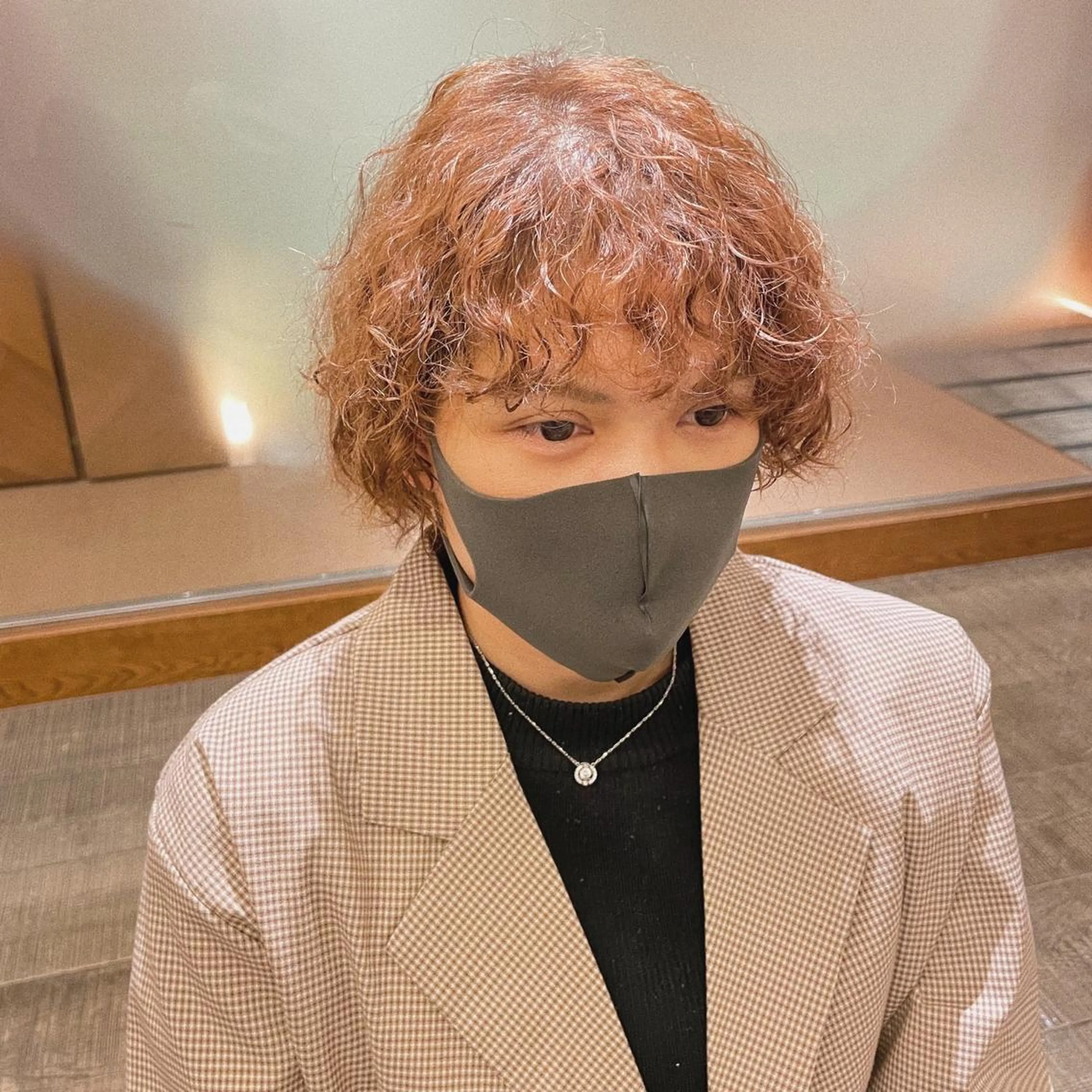 ショート パーマ 落合 美穂のヘアスタイル