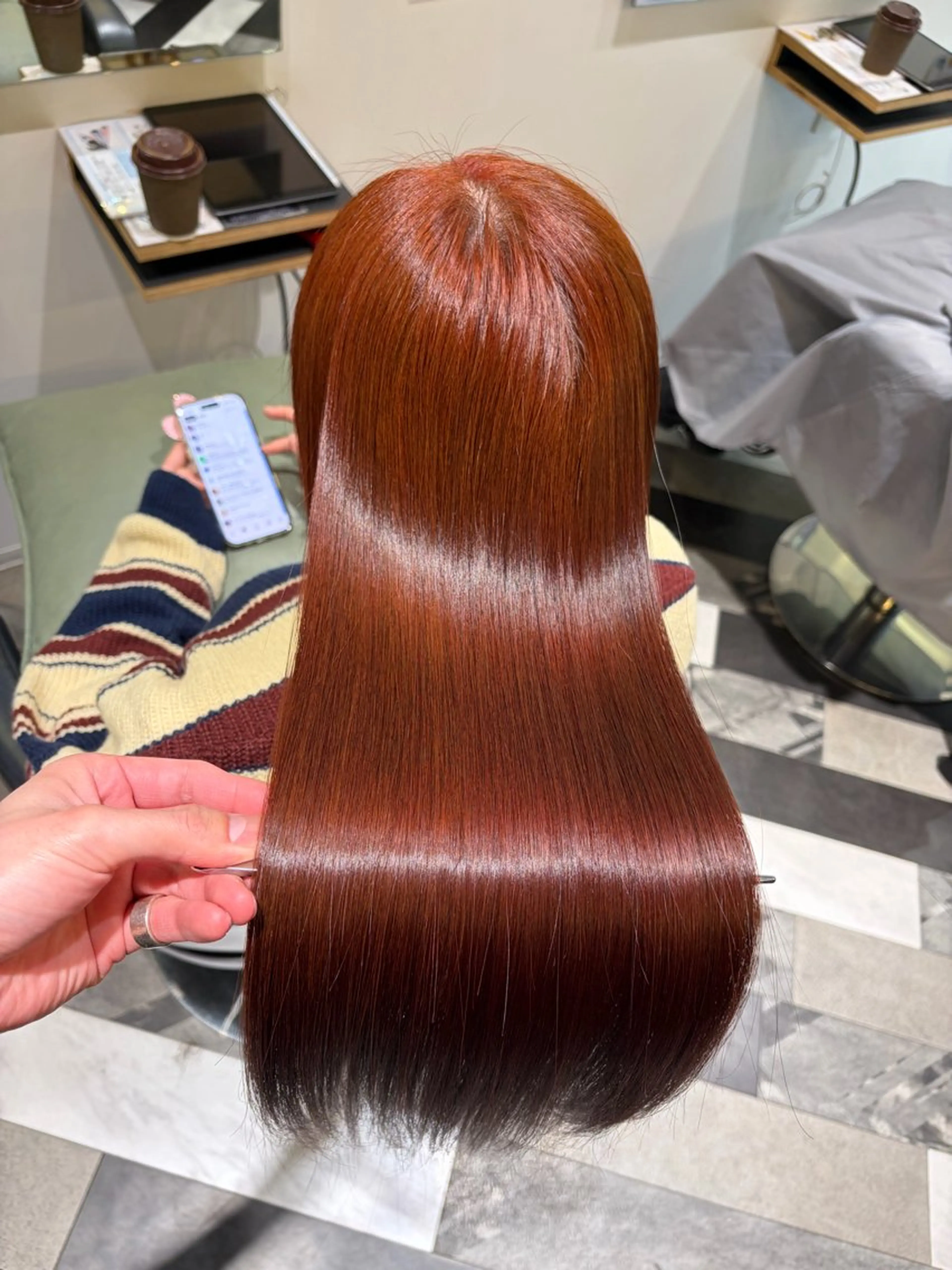 🫧髪質改善🫧美髪カラー＋プレミアムトリートメント＋泡エステの写真