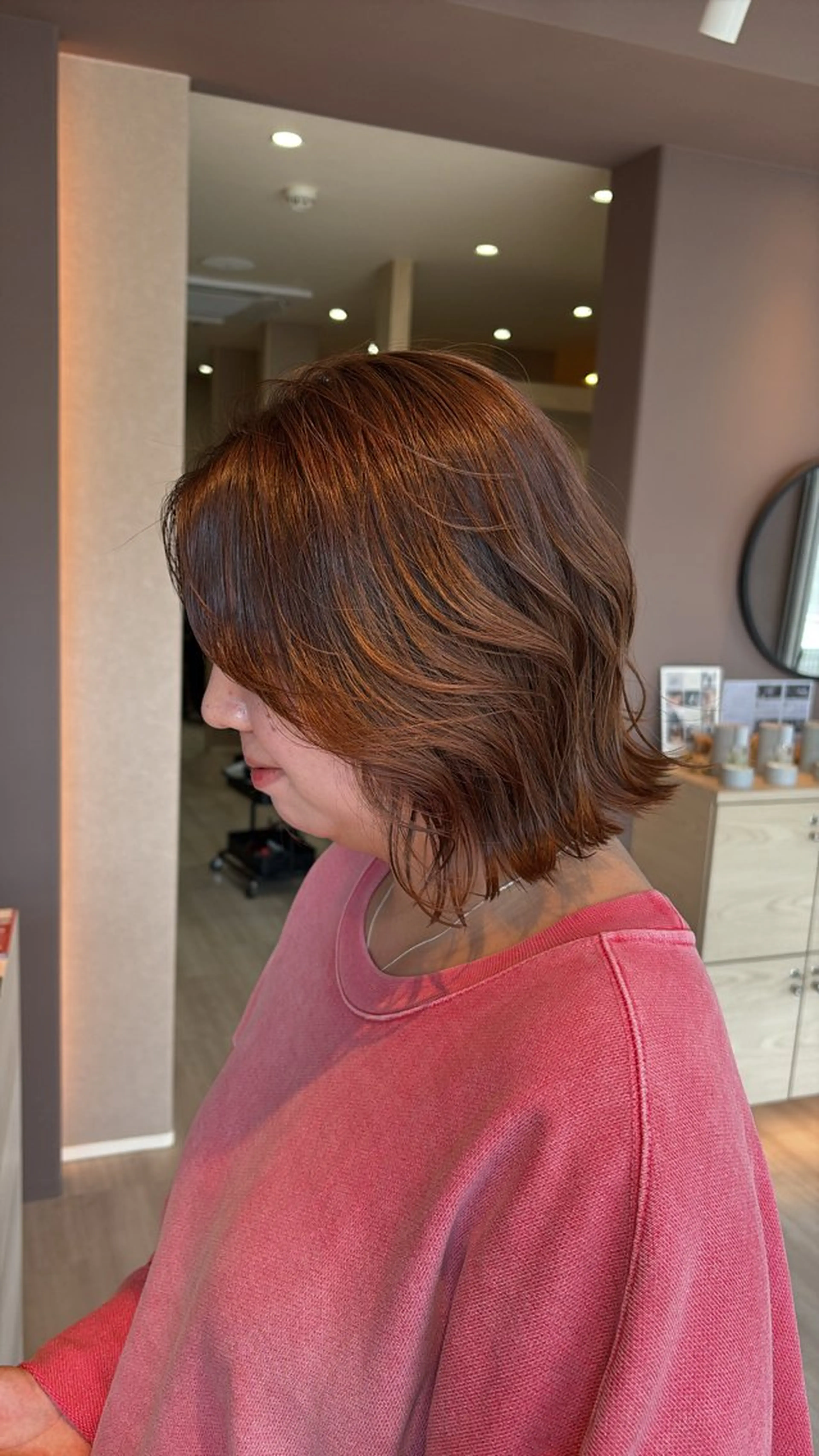 ミディアム カラー 岐阜/各務原 スタイリスト🎀のヘアスタイル