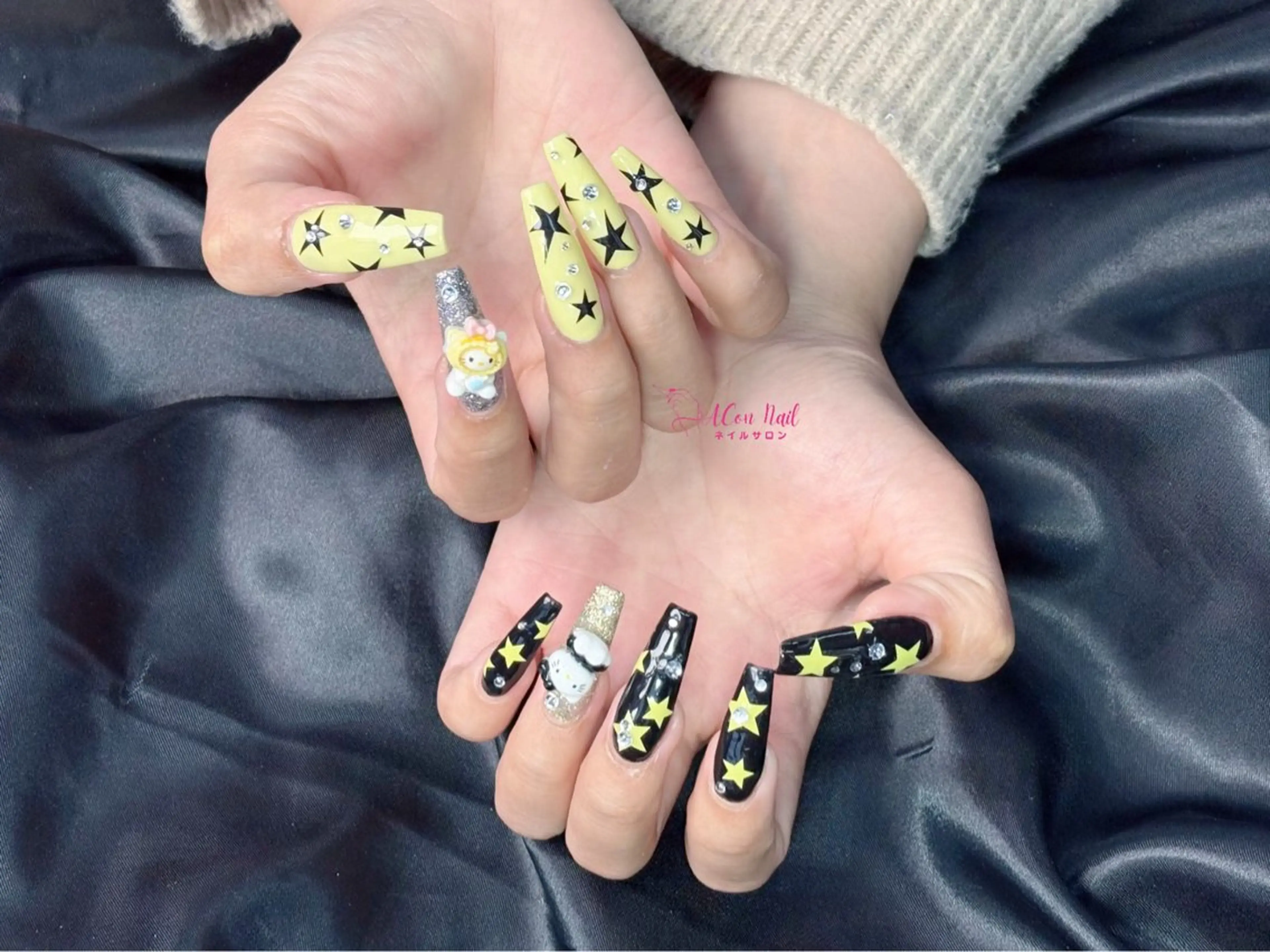ネイル 桜ネイル 長さ出し フラワーネイル フレンチネイル ジェルネイル ハンドネイル ACon NailSalonのネイルデザイン