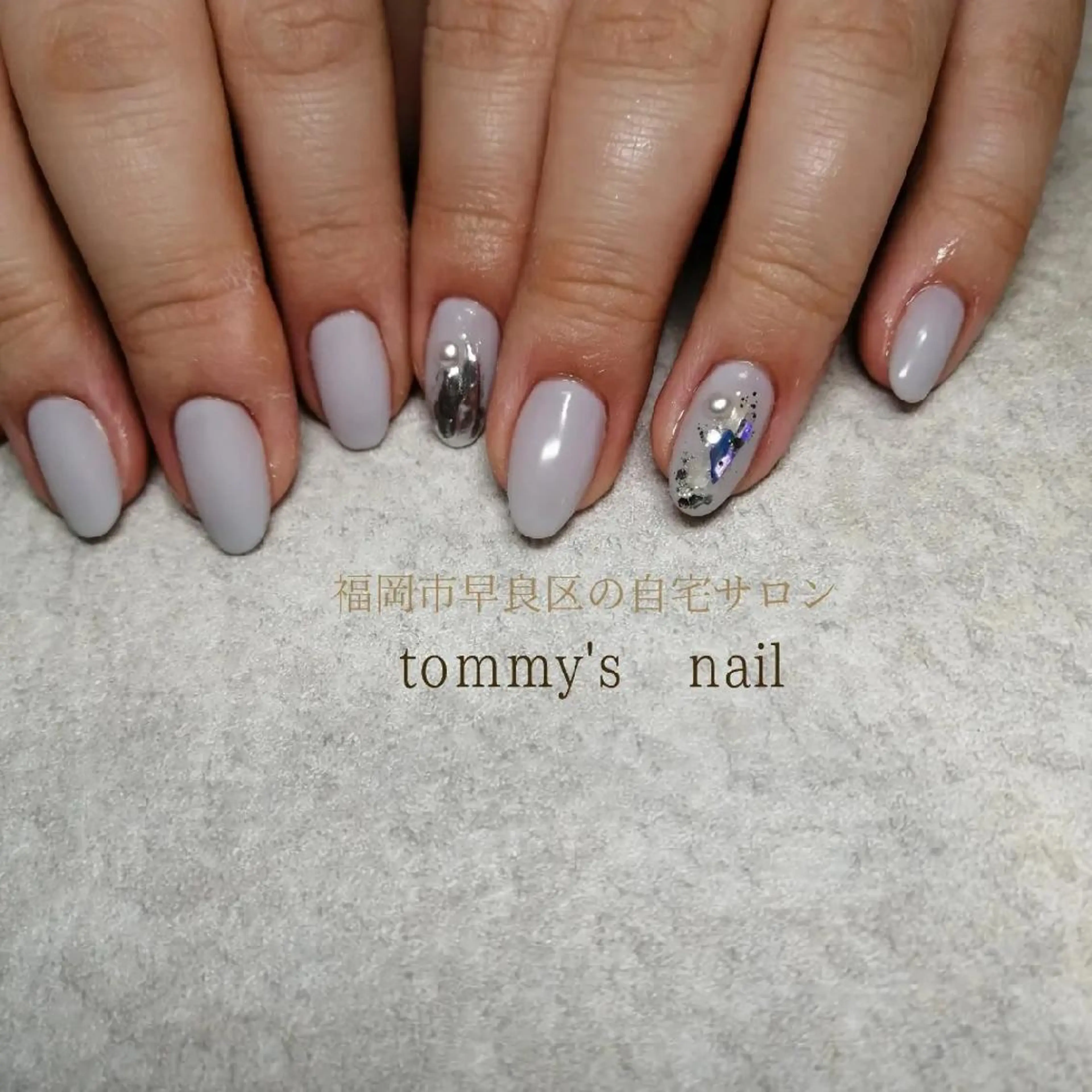 ネイル アートネイル ワンカラーネイル tommy's nail所属・福岡/若よもぎ蒸し 全身美容が叶うサロンのネイルデザイン
