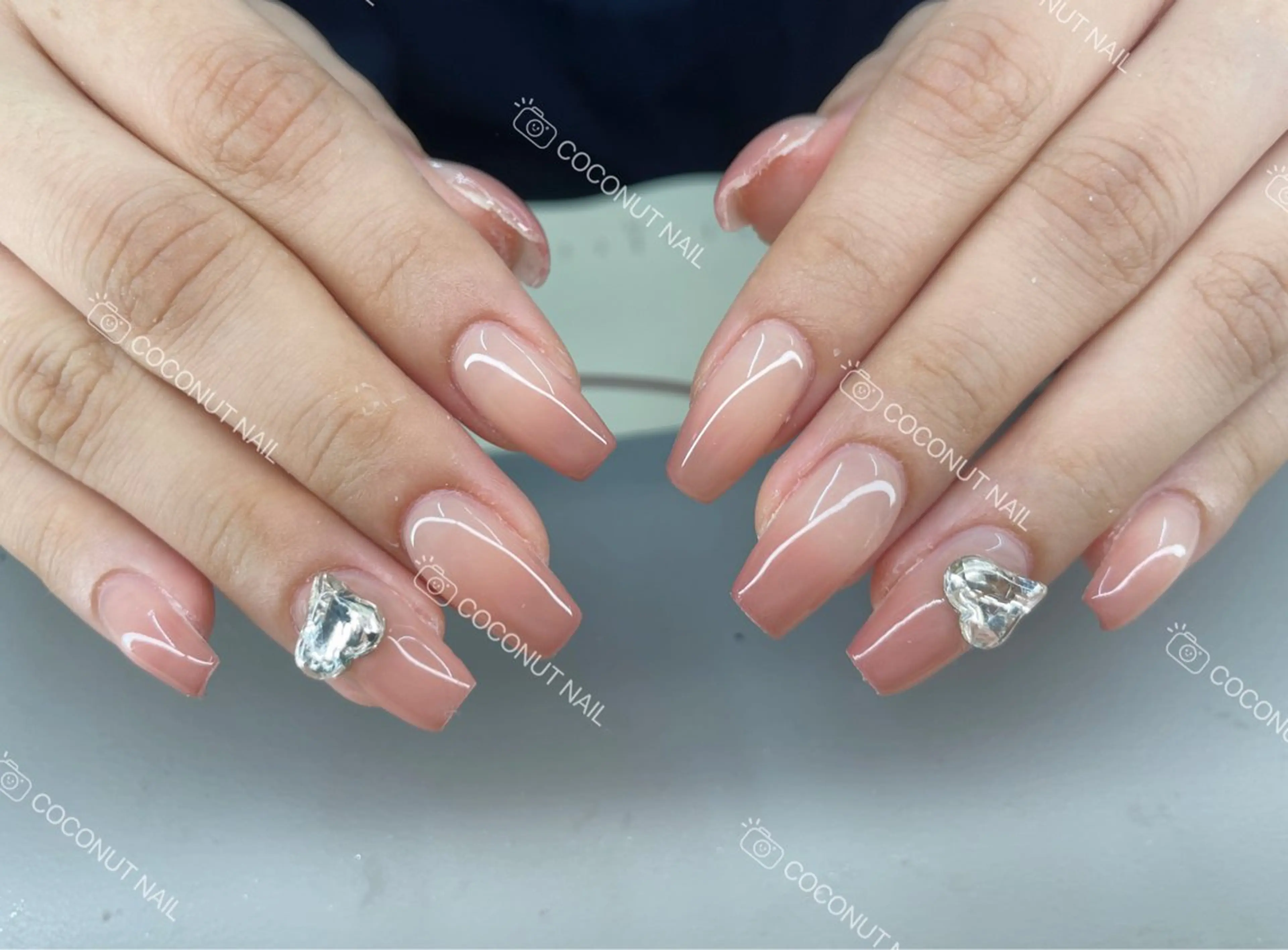 ネイル ハンドネイル 神田 ココナッツのネイルデザイン