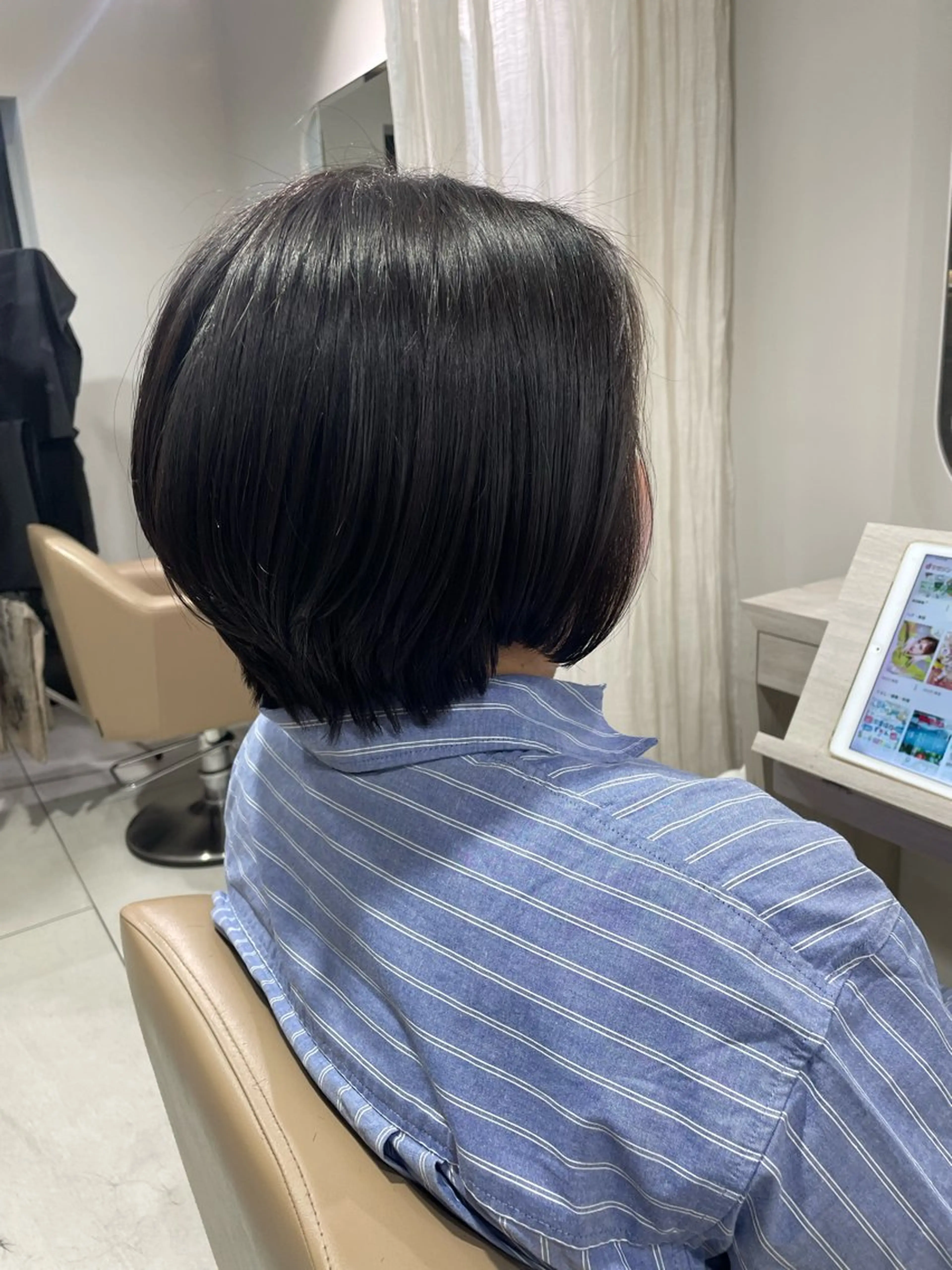 ショート ショートヘア ハッシュカット 暖色カラー/伊藤菜月のヘアスタイル