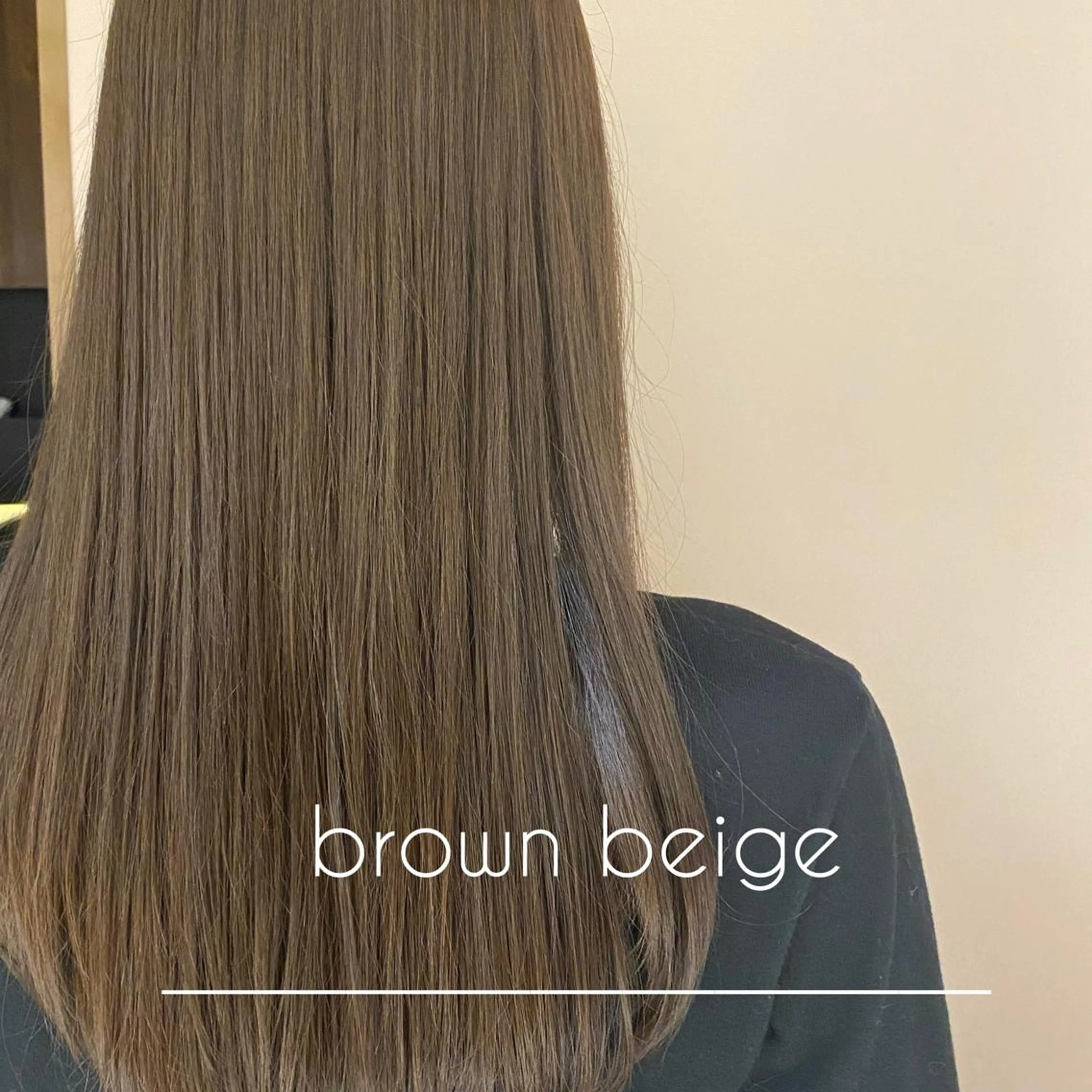 セミロング カラー ベージュカラー ブラウンカラー ブラウンベージュ 🍼顔周りカット/ レイヤー/小川華奈のヘアスタイル