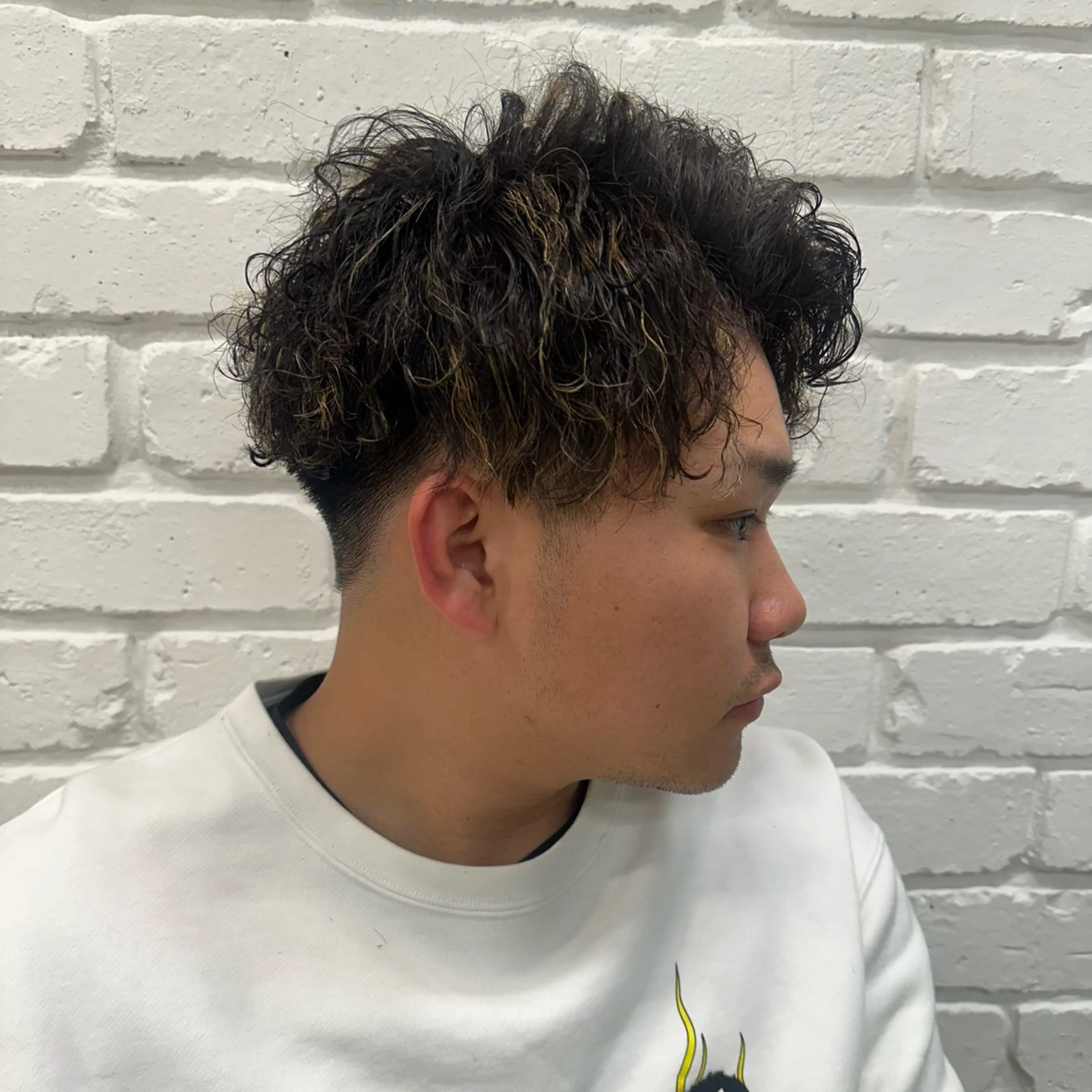 パーマ メンズ メンズパーマ ツイストスパイラルパーマ 刈り上げ スパイラルパーマ メンズカット/パーマ 👟黒田紗名👟のヘアスタイル