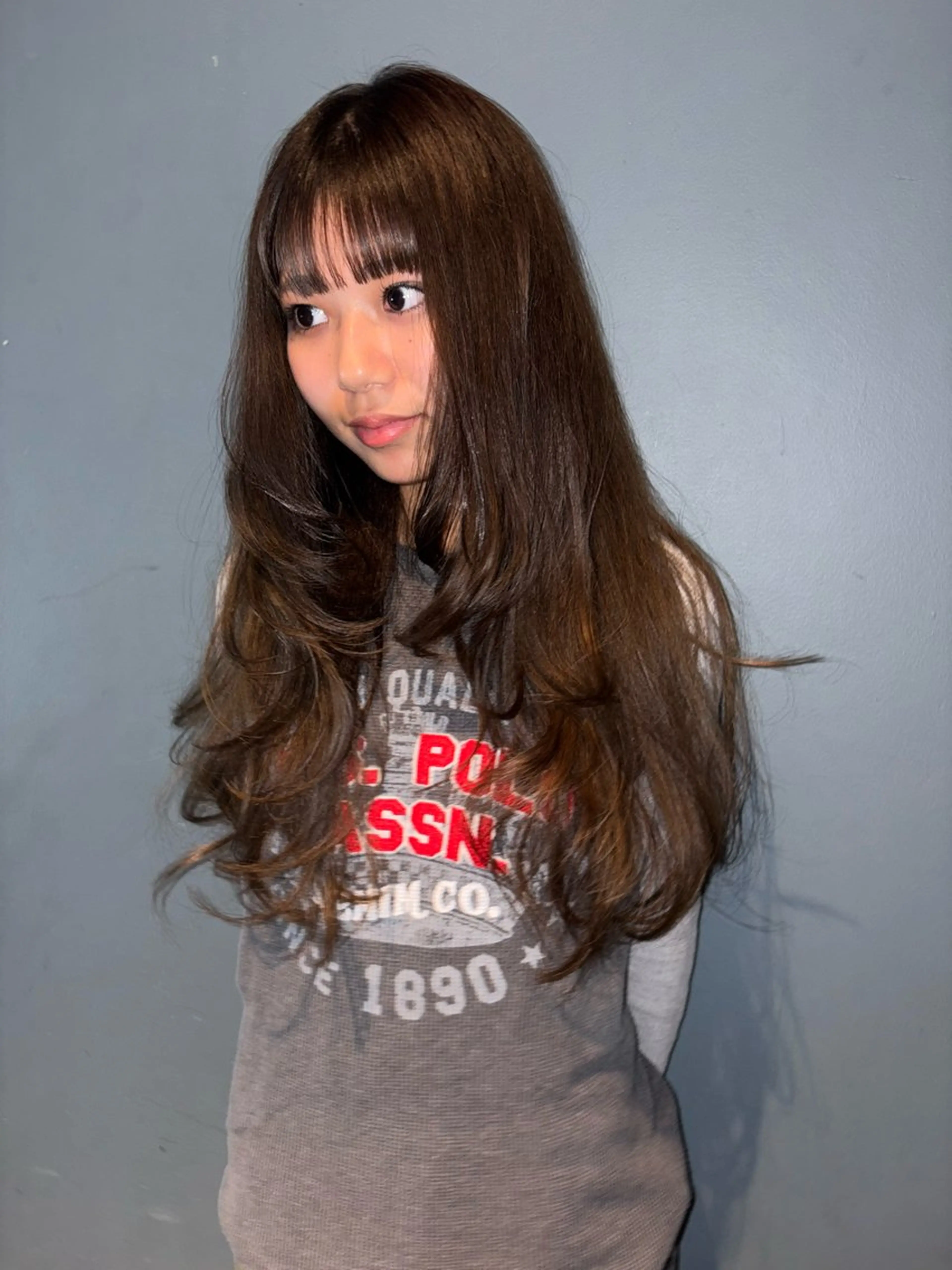 ロング ハイトーン レイヤー🎀meiのヘアスタイル