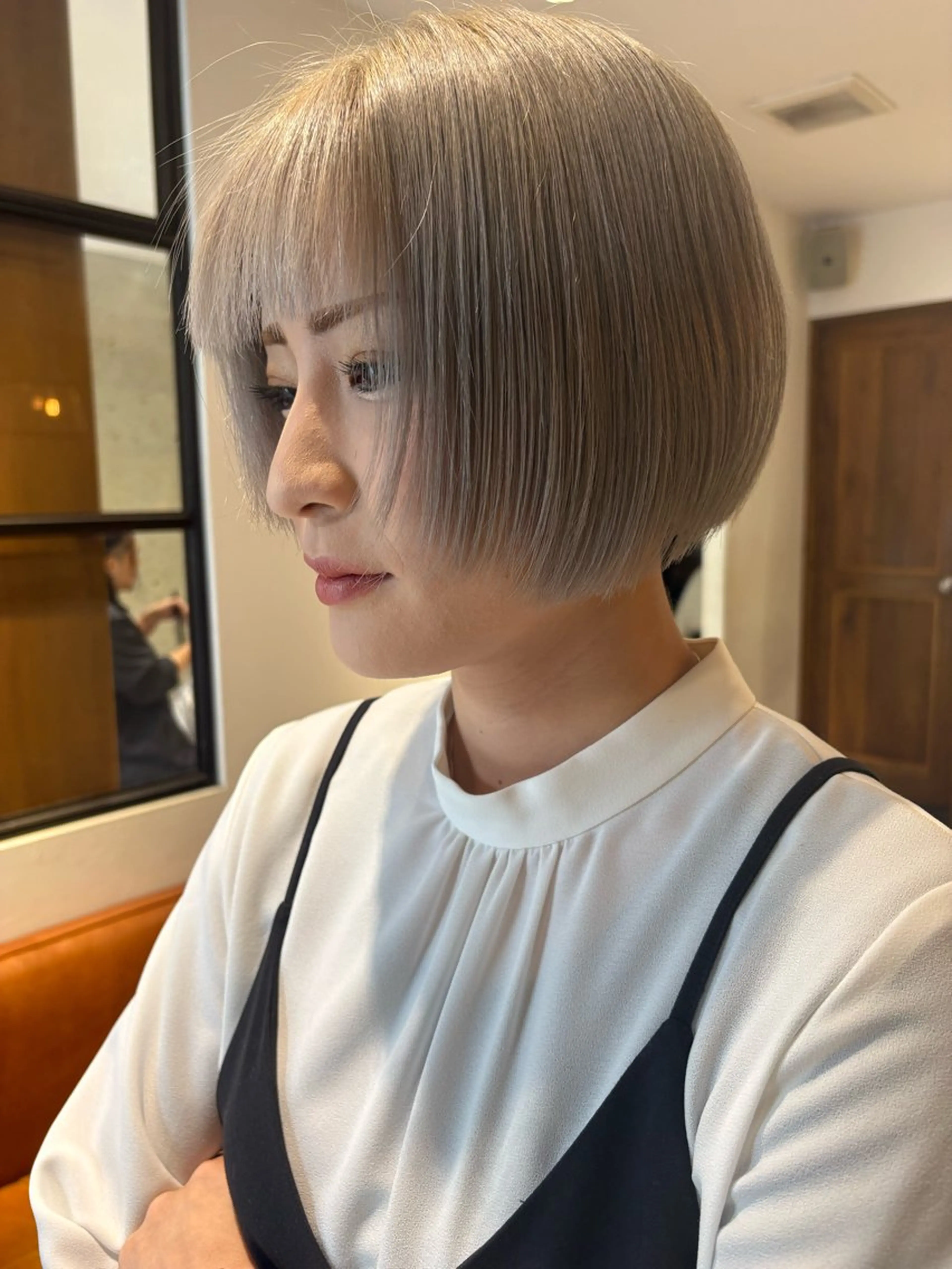 ショート カラー ヘアカラー キョウスケ/レイヤー /ハイトーンのヘアスタイル