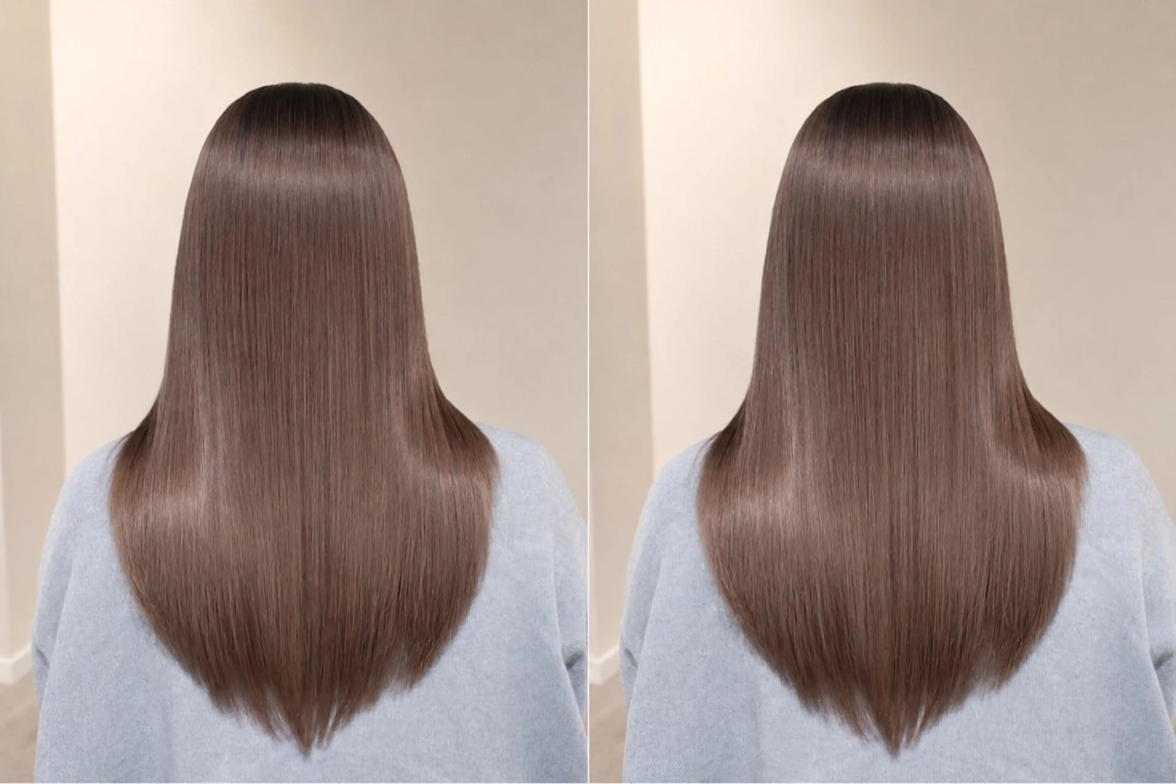 ロング カット ヘアカラー トリートメント Bonheur銀座 michiko艶髪のヘアスタイル