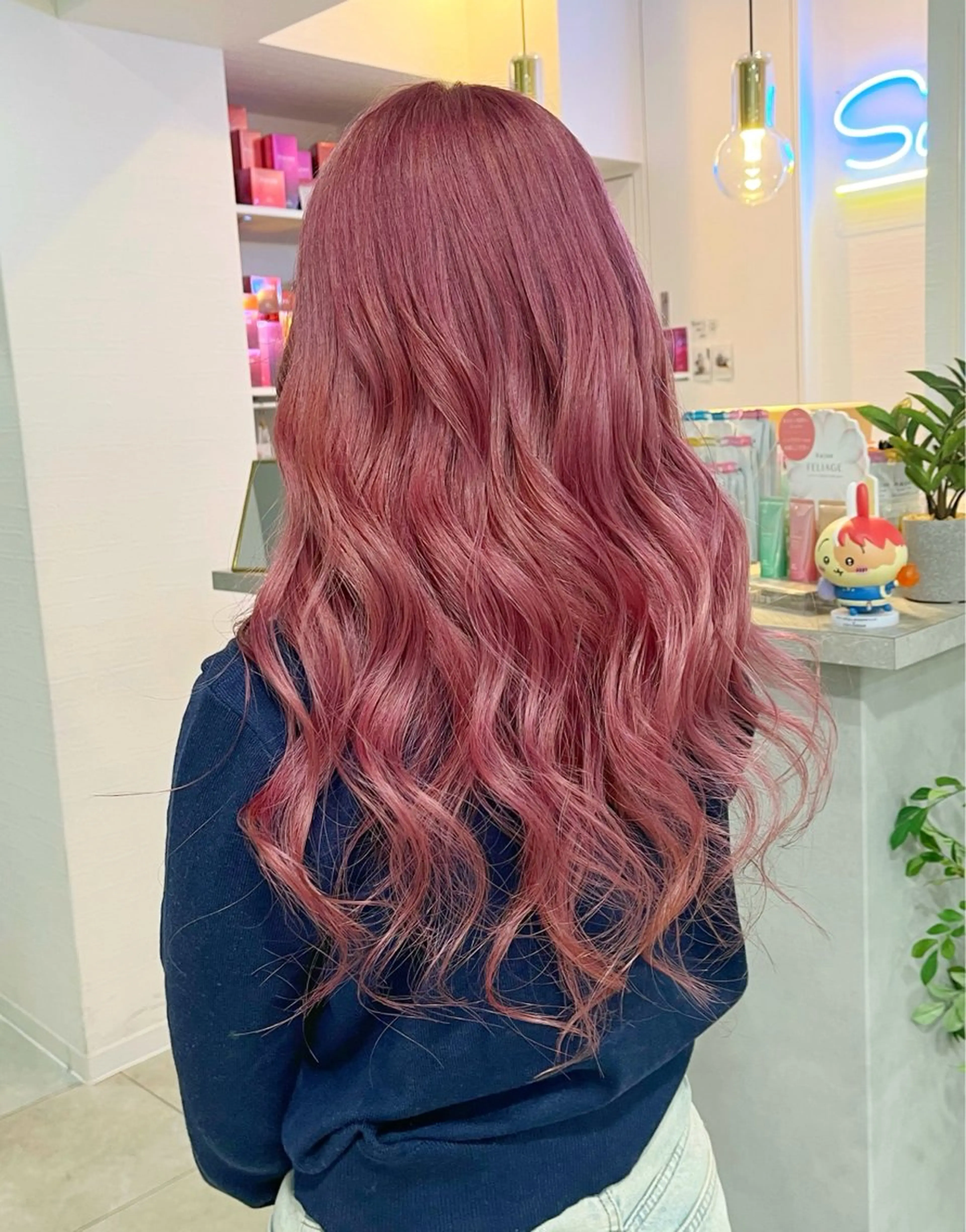 セミロング ヘアカラー sunny. マコトのヘアスタイル