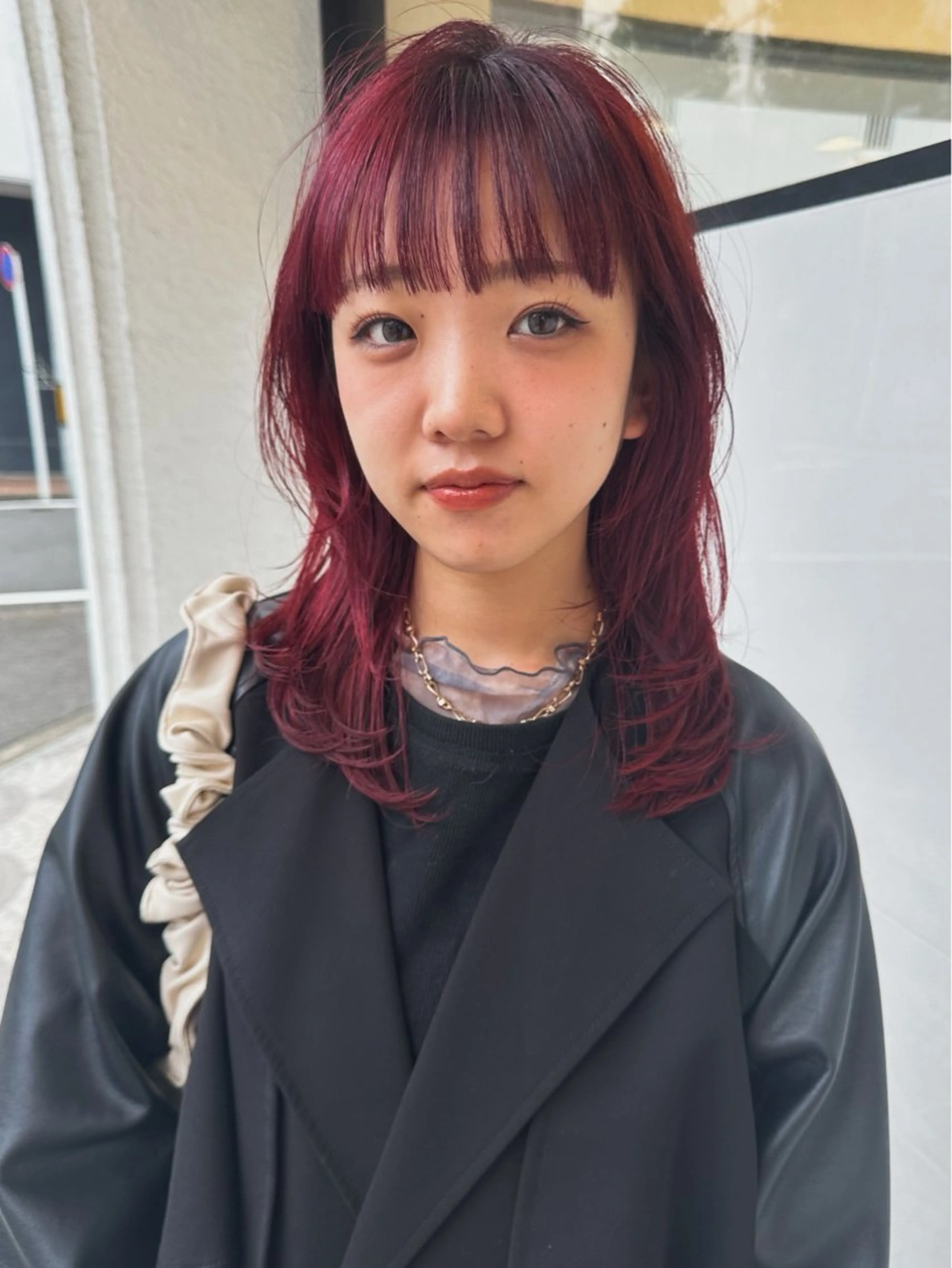 セミロング 米澤 俊輔のヘアスタイル