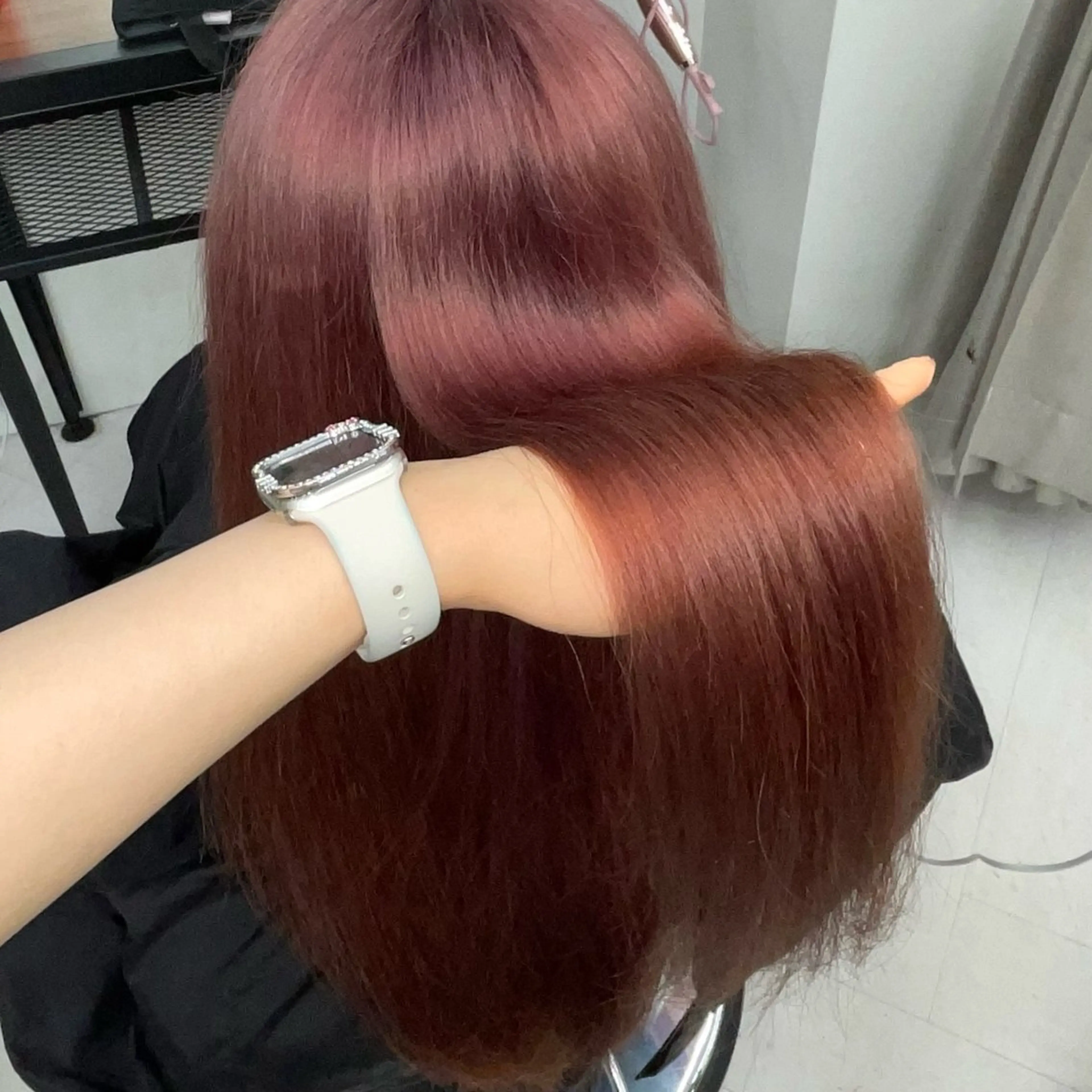 ロング カラー ヘアカラー ななみ.⋆𝜗𝜚 透明感カラー/まつパのマツエク・マツパデザイン