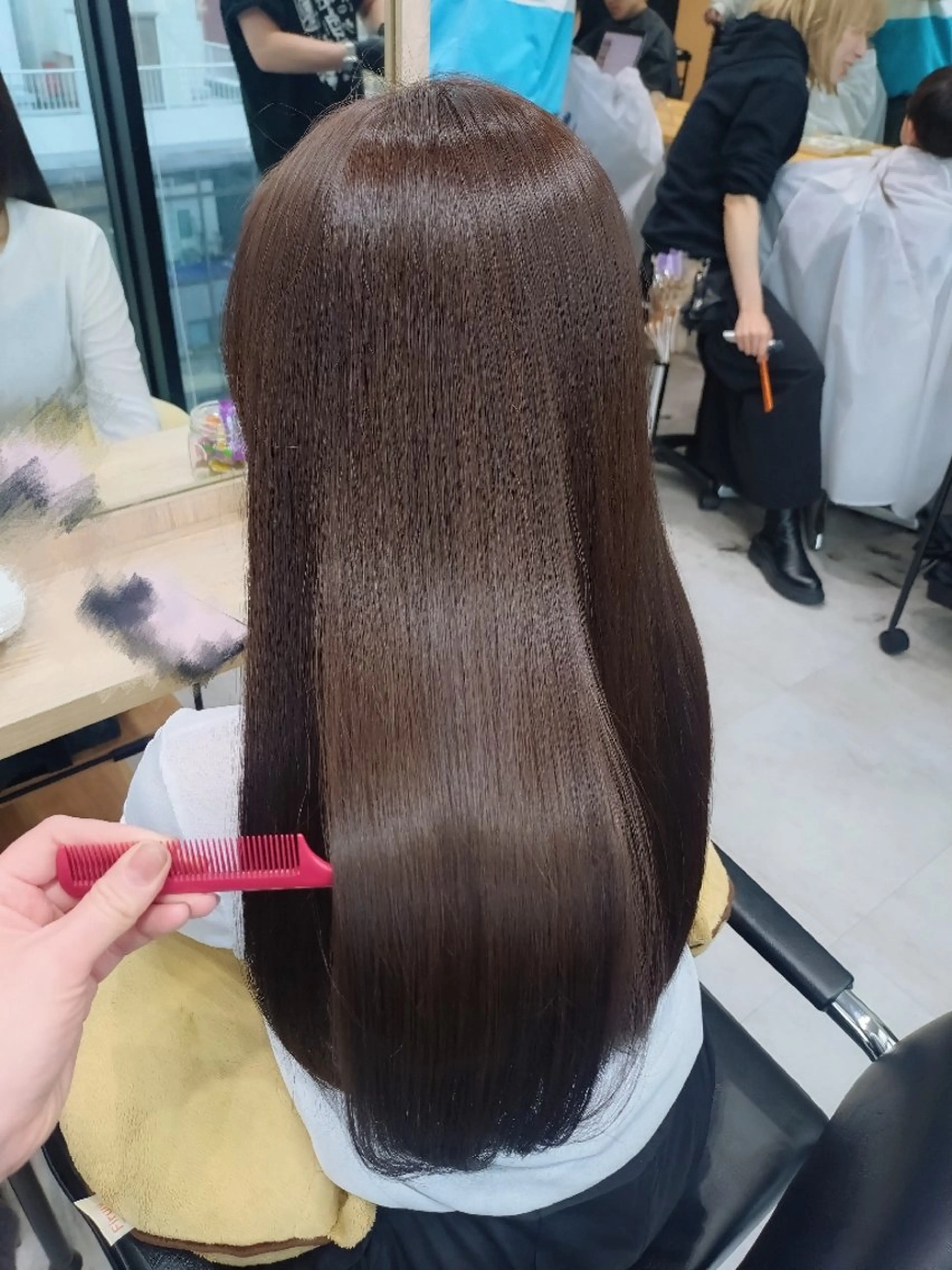 ロング カラー カット ヘアカラー トリートメント ヘアアレンジ/柔らか 艶カラー/AKARIのヘアスタイル