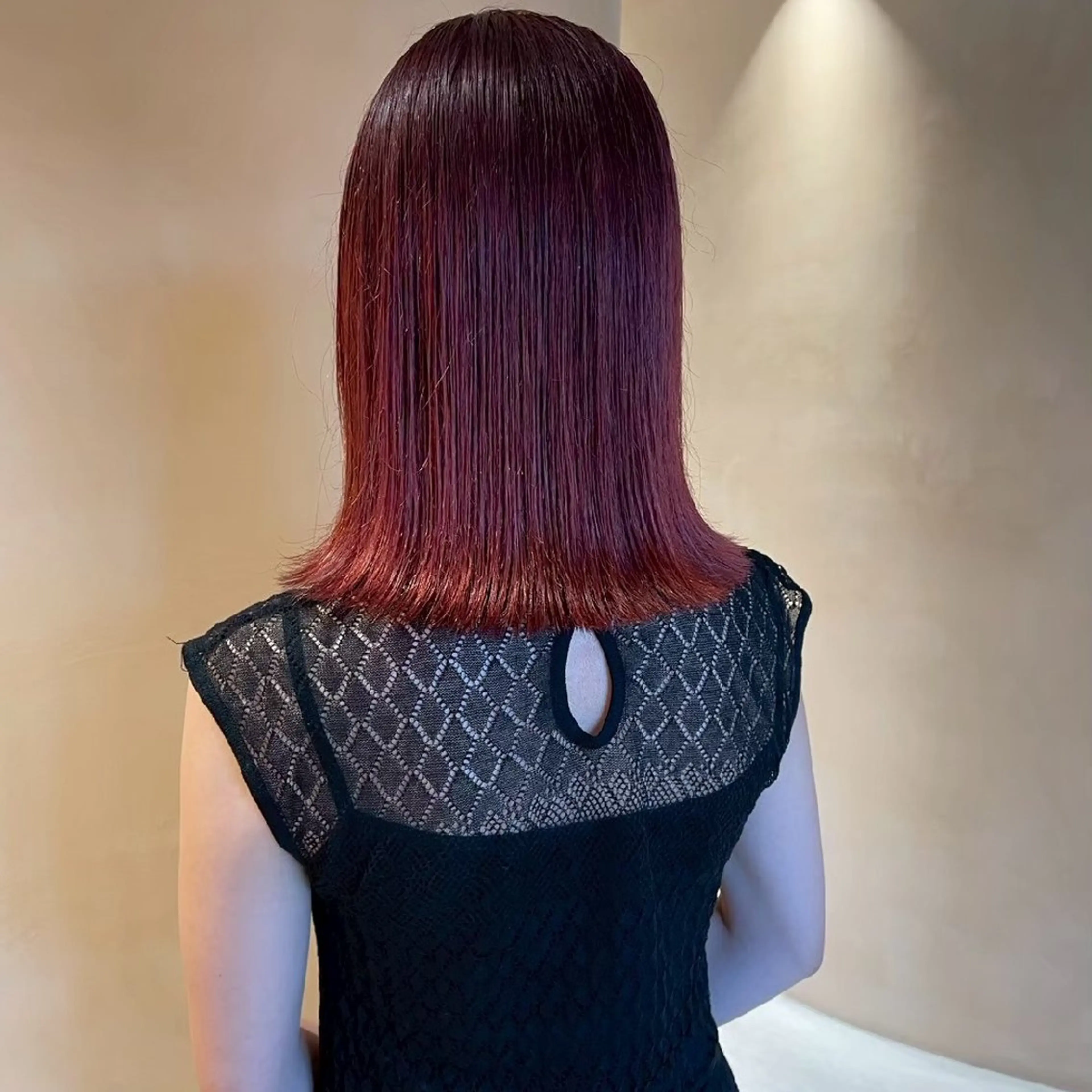 ミディアム カラー ヘアカラー トリートメント 川原田麻衣【薬院/平 尾/高宮】透明感🫧のヘアスタイル