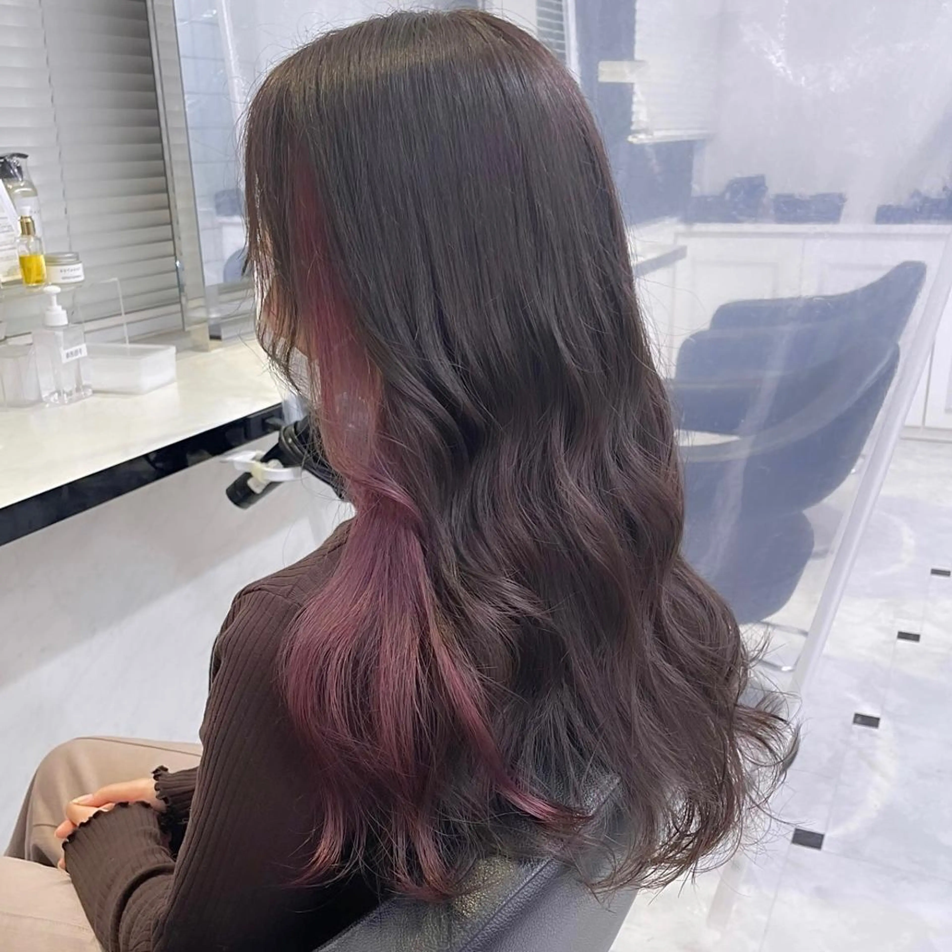 セミロング カラー 🩰透明感カラー♡ UTA🩰のヘアスタイル